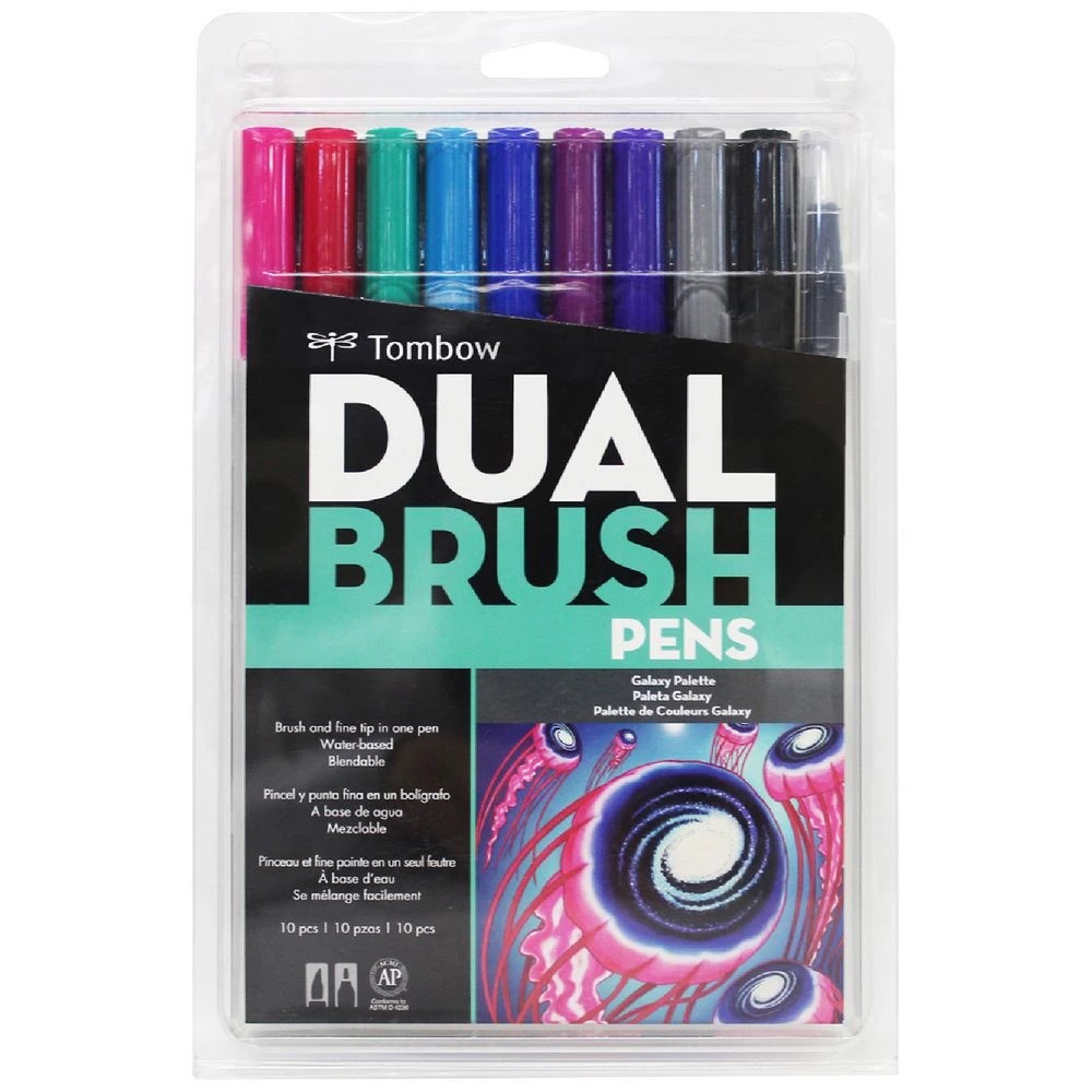 1 Tombow Brush Pen Galaxy 10 Pack, 1 of 2