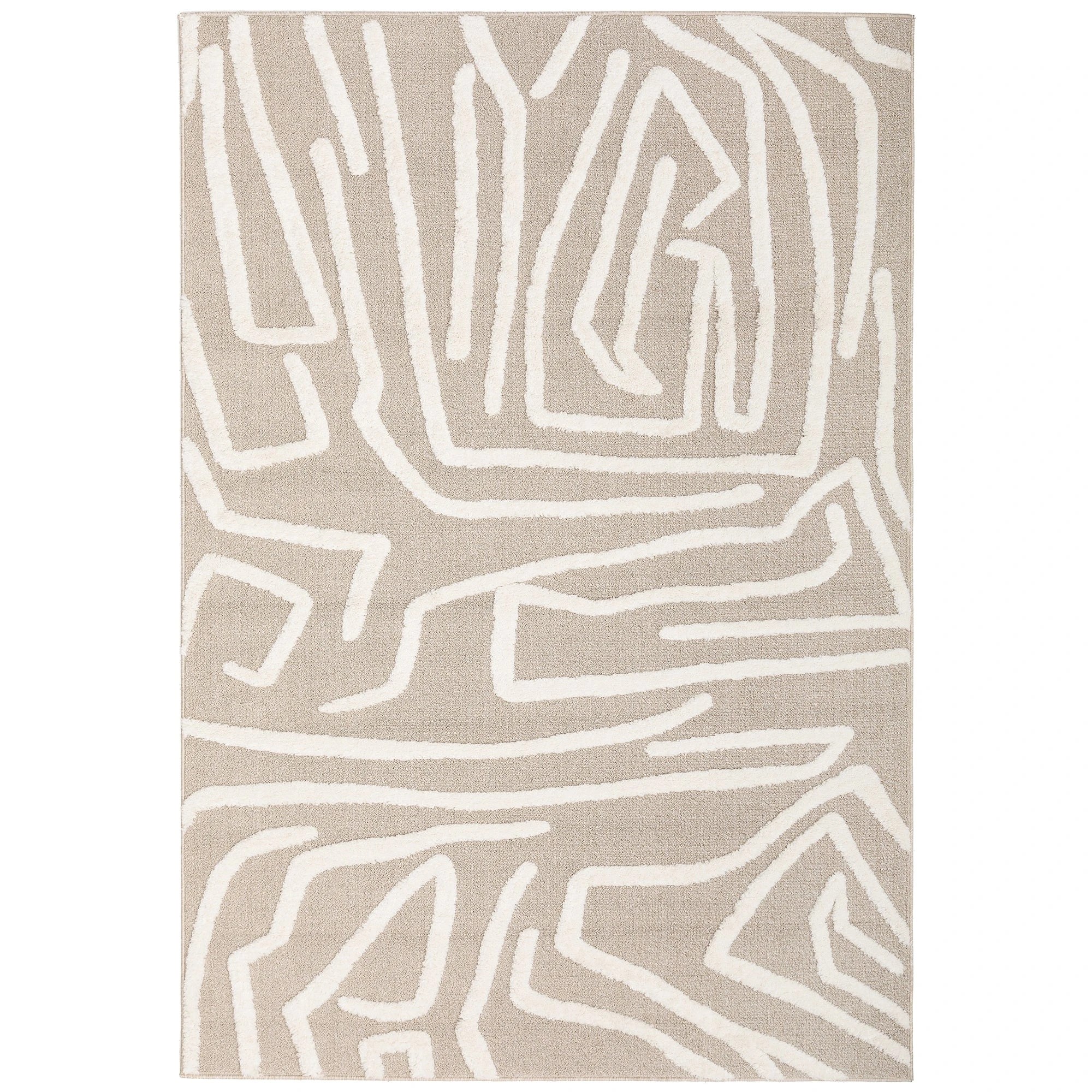 1 Common Ground Rugs Lyrica 59 230x160cm - Beige, 1 of 6
