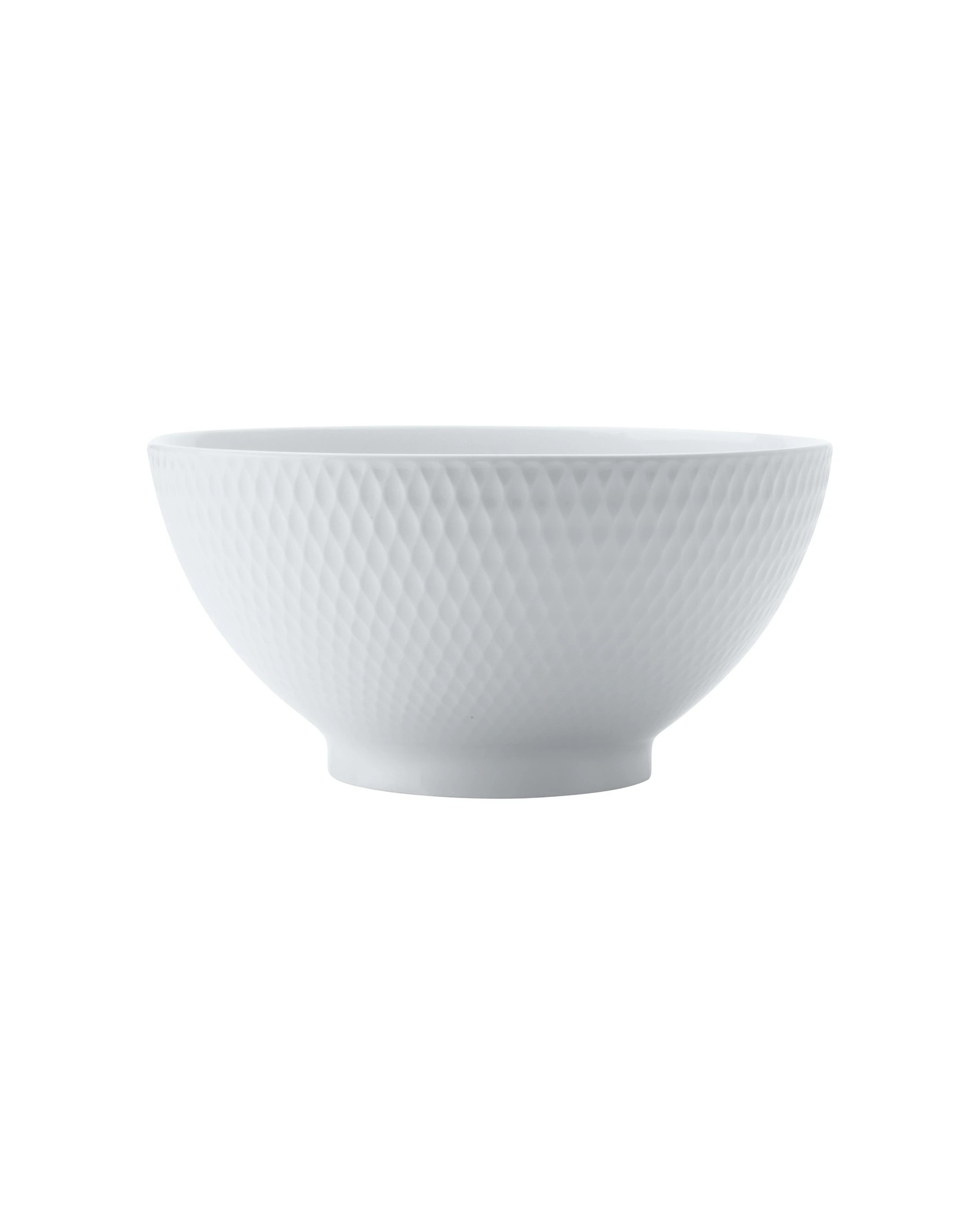 3 Maxwell & Williams Diamonds Rice Bowl Prestige Porcelain Microwave Safe - White, 3 of 3