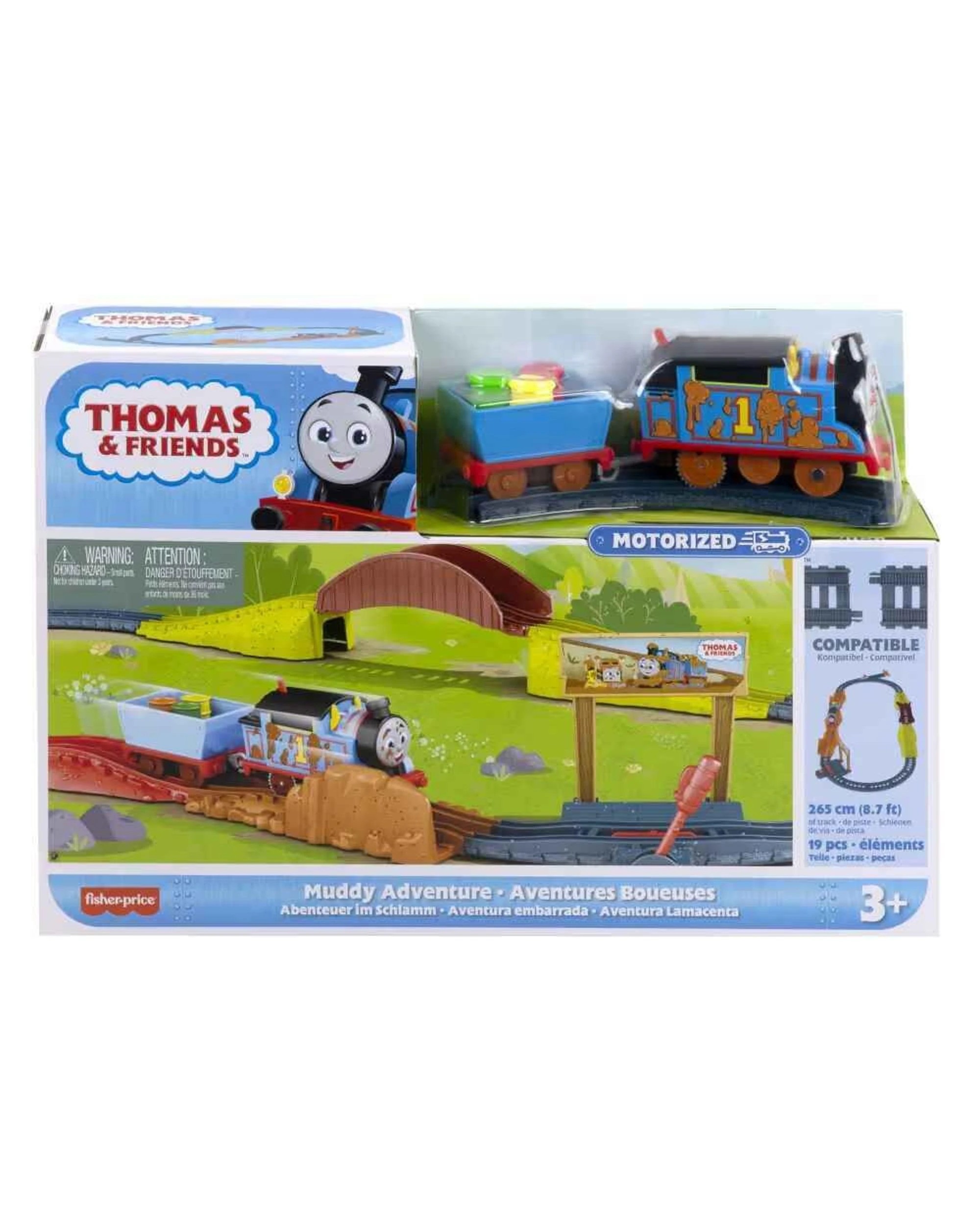 1 Fisher-Price Thomas and Friends Muddy Adventure Motorized Track Set, 1 of 5