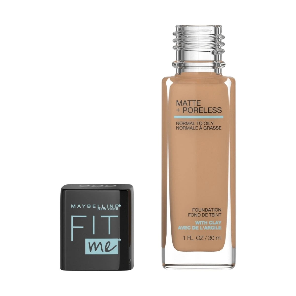 2 Maybelline Fit Me Matte & Poreless Mattifying Liquid Foundation - Warm Honey 322, 2 of 6