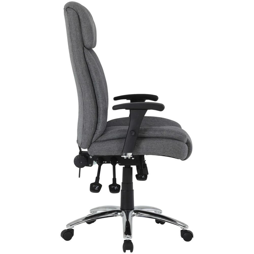 3 Washington Ergonomic Chair Grey Fabric, 3 of 10