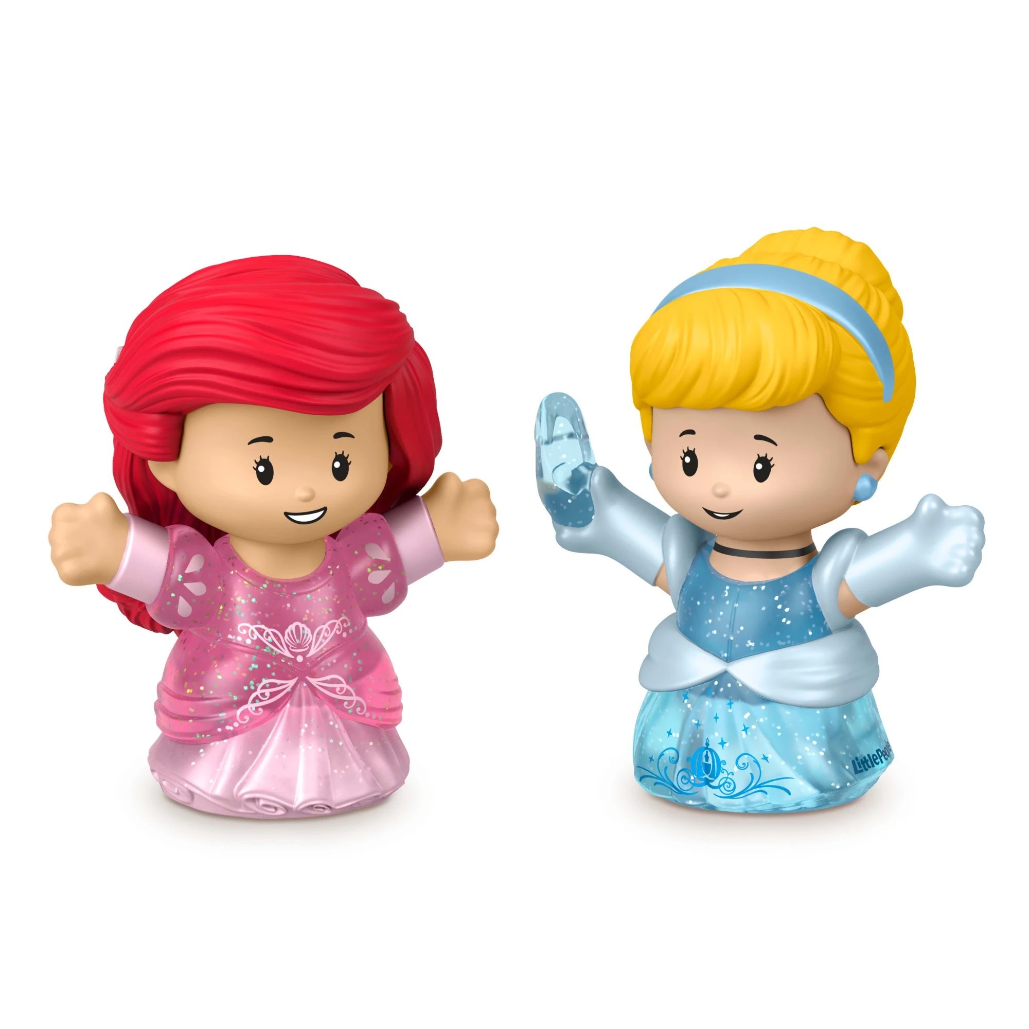 4 Fisher-Price Little People Disney Princess Shimmer & Glow Dress Shop Playset, 4 of 7