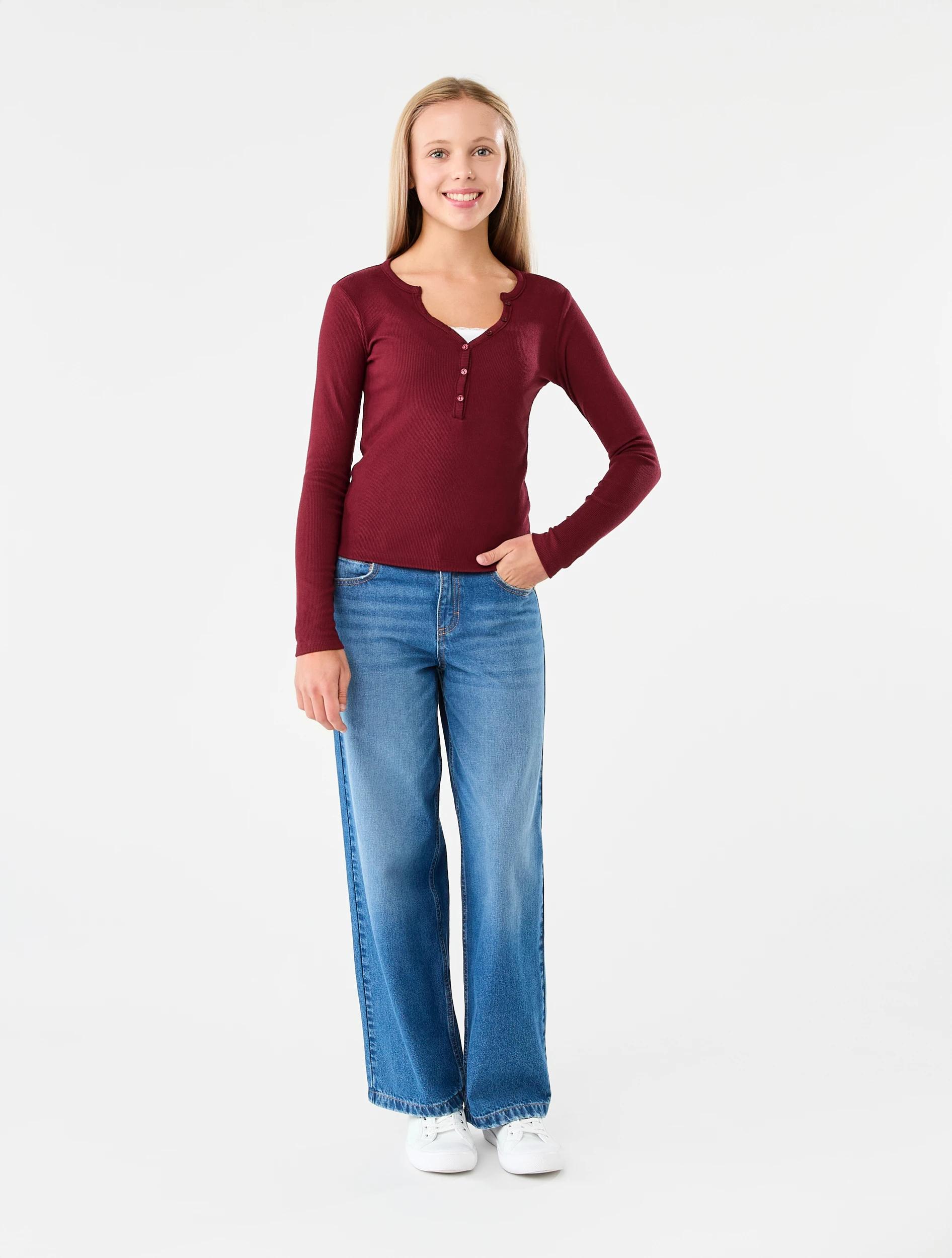 5 Long Sleeve Henley T-shirt Windsor Wn, 5 of 6