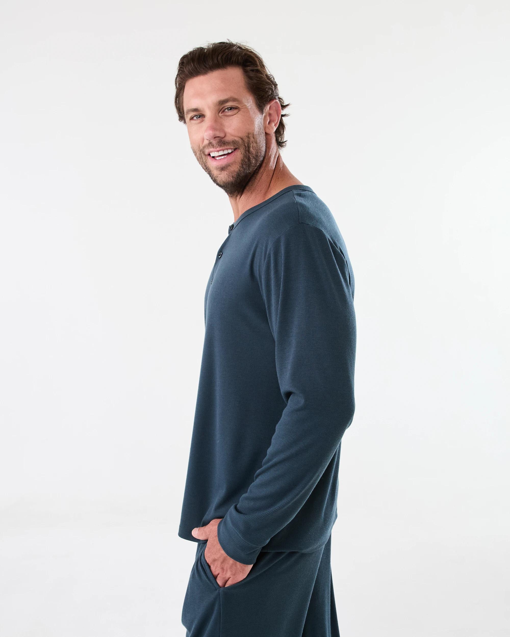 2 Long Sleeve Rib Top Nvy Spell, 2 of 6