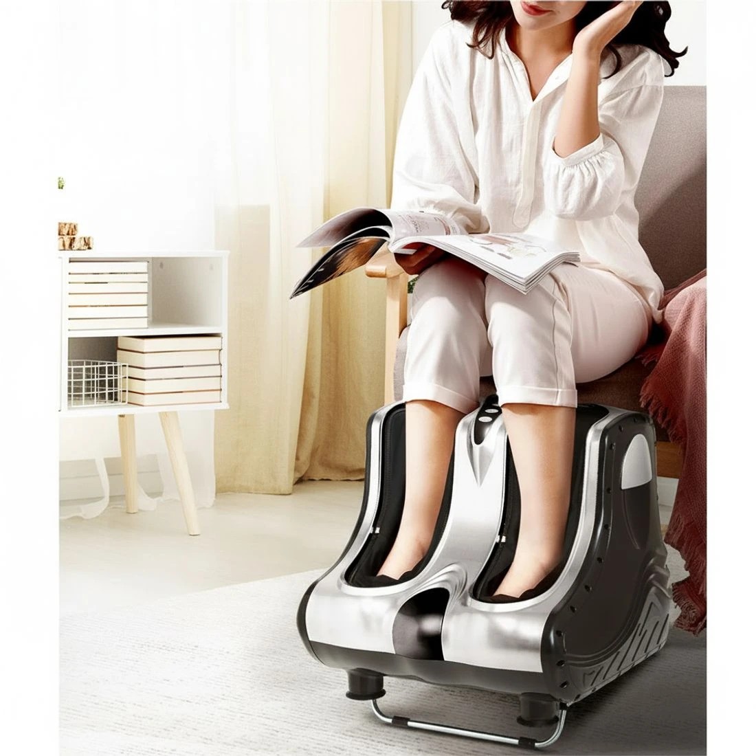 5 Livemor Foot Massager Massagers Shiatsu Electric Roller Ankle Calf Leg Kneading - Multi, 5 of 8