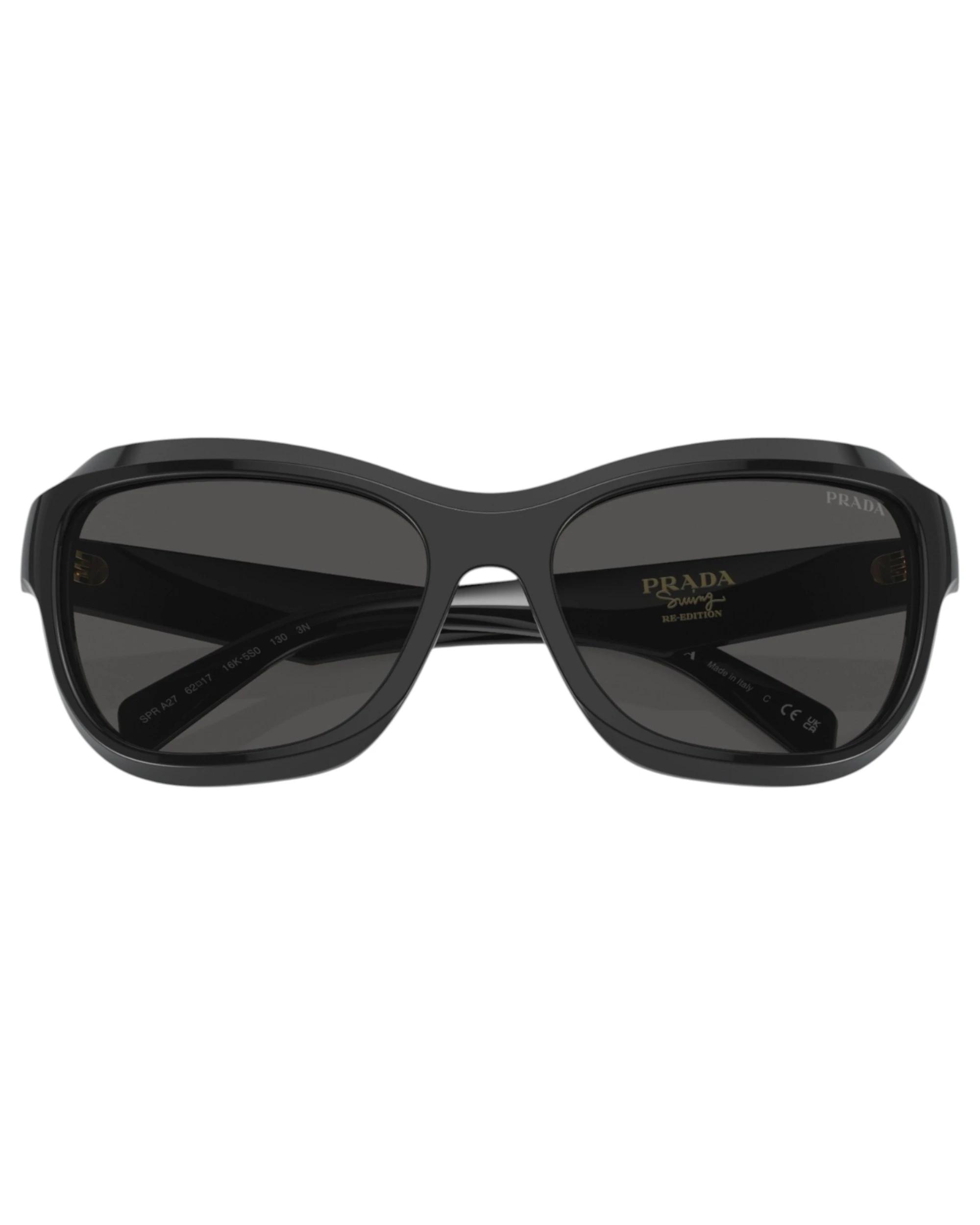 3 Prada Womens Sunglasses PRA27S Black/ Dark Grey Sunnies BLACK/DARK GREY, 3 of 5