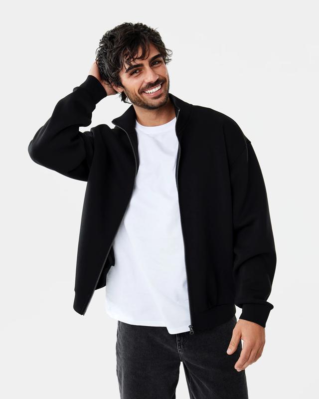 Scuba Funnel Neck Zip Through Sweats