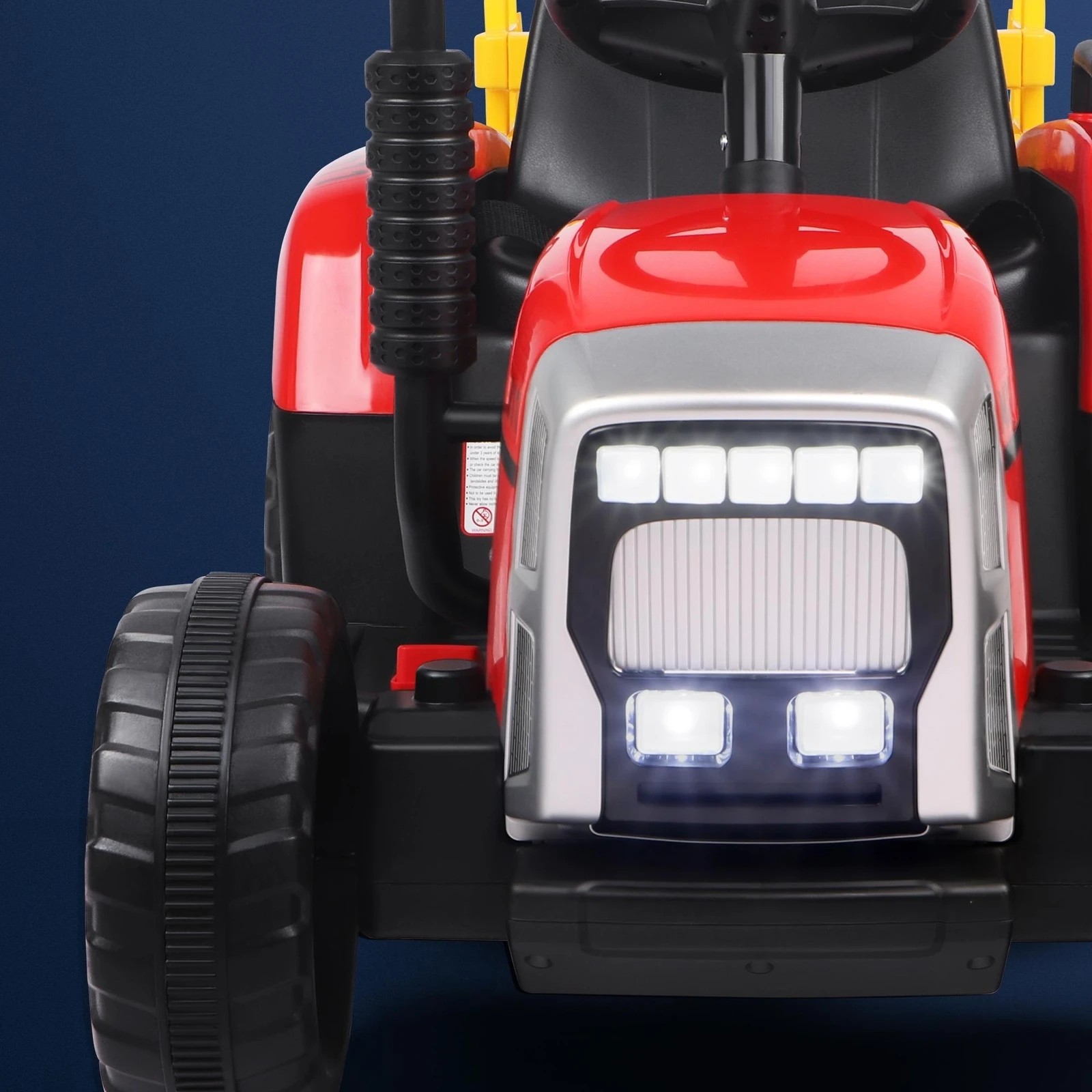 3 Alfordson Kids Ride On Car Tractor 12V Electric Toy Vehicle Child Toddlers - Red, 3 of 10
