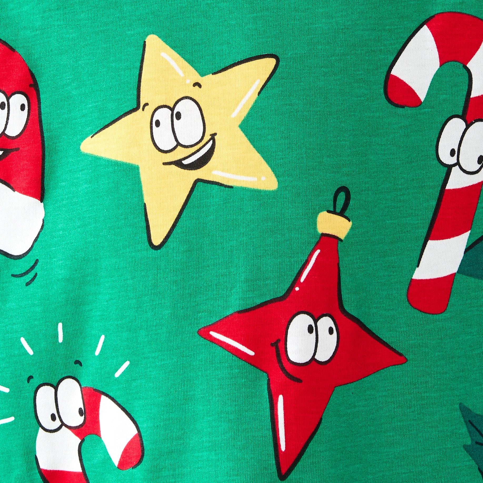 5 Christmas Print T-shirt Grn Xmas, 5 of 7
