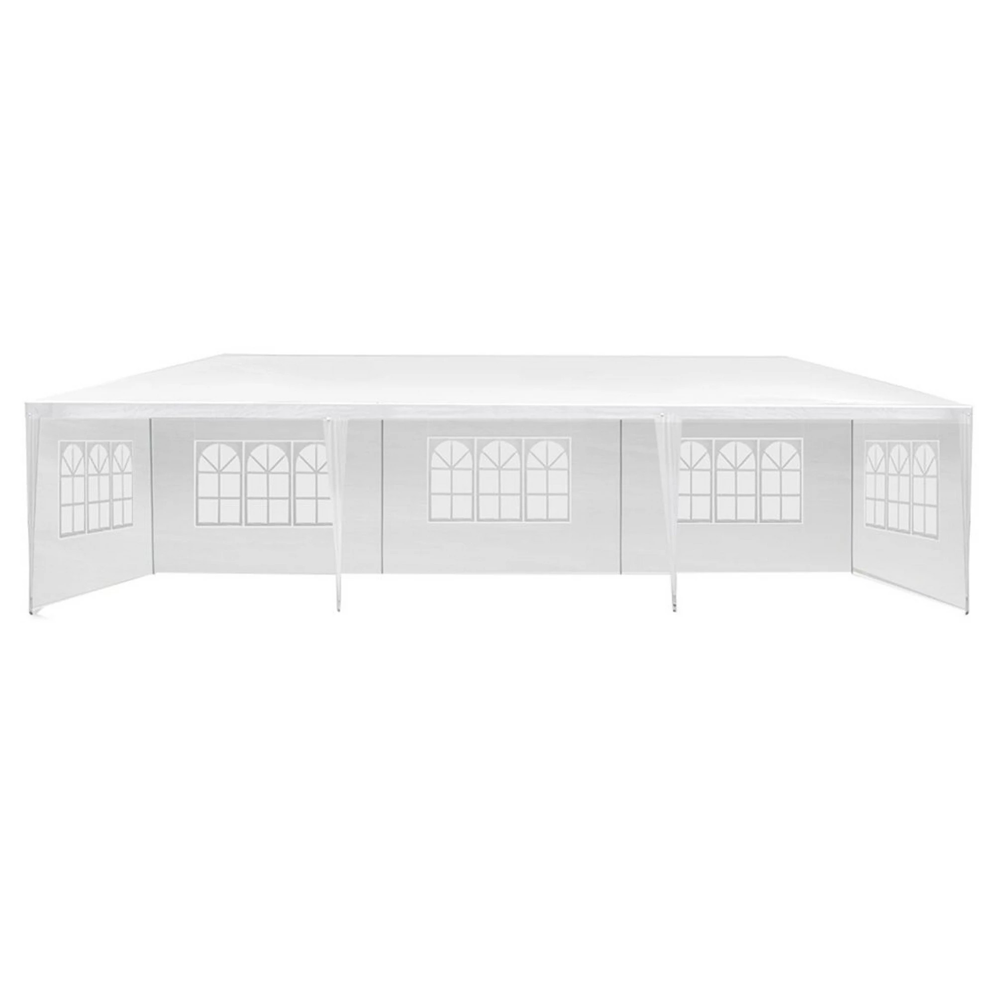 3 Instahut Gazebo 3x9m Marquee Wedding Party Tent Outdoor Camping Side Wall Canopy 5 Panel - White, 3 of 6