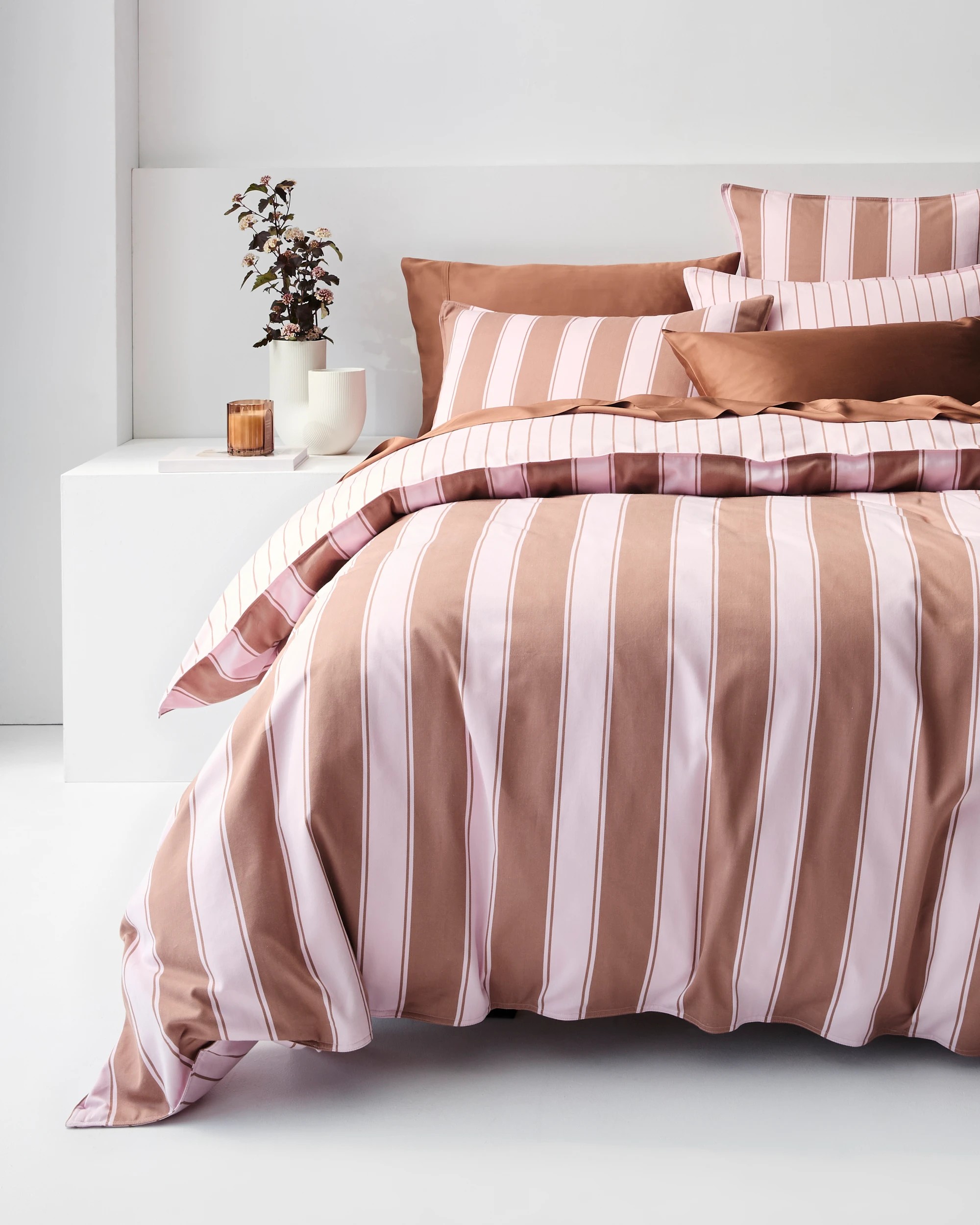 2 Target Rayne Stripe Quilt Cover Set - King Bed - Brown, 2 of 10