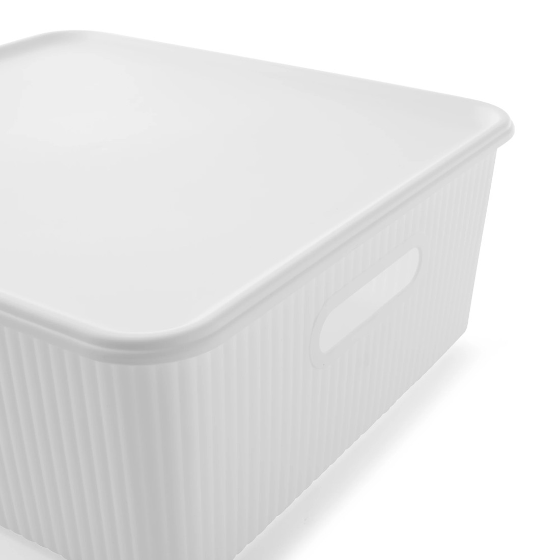 7 19L Ribbed Container - White, 7 of 10