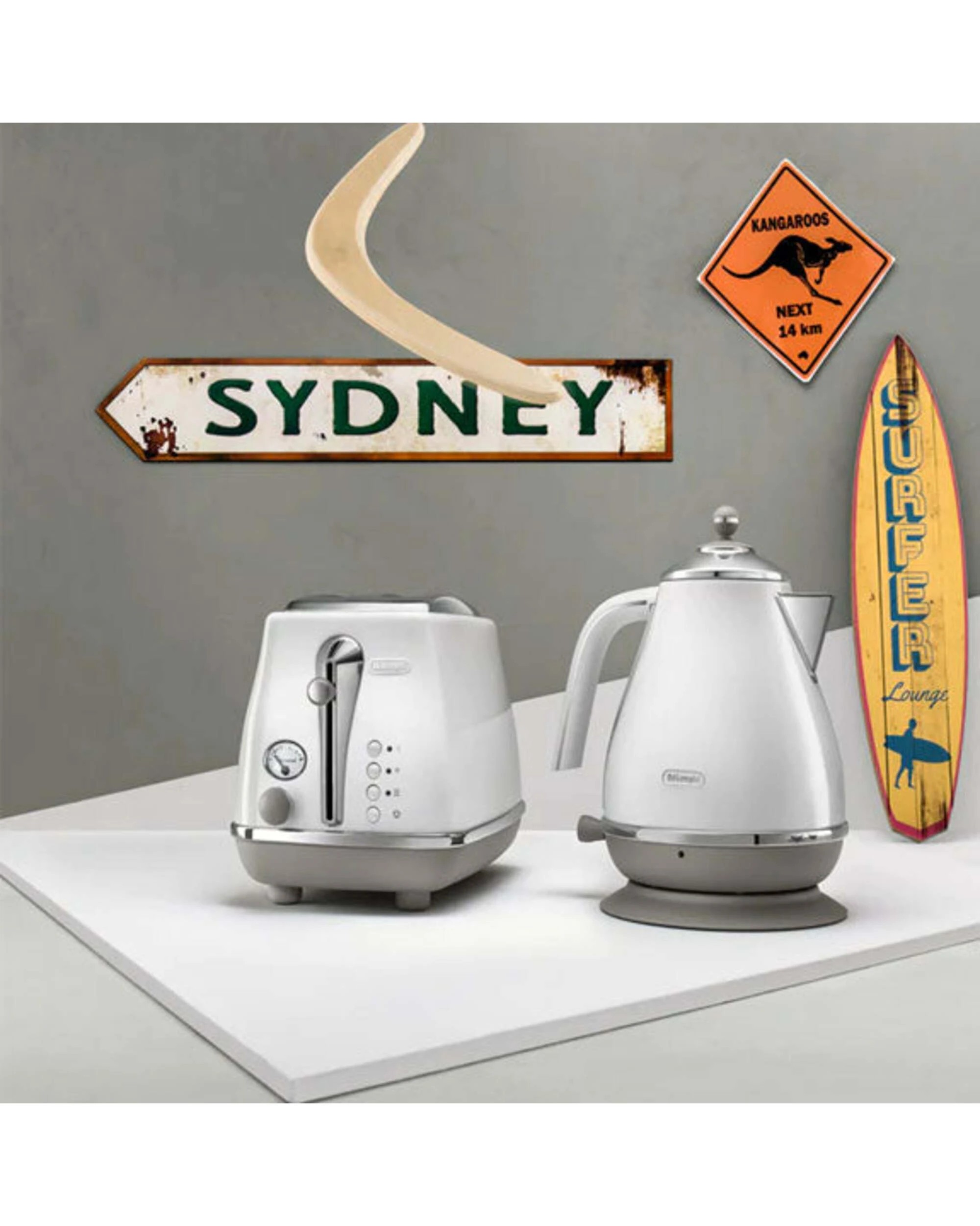 3 DeLonghi Icona Capitals 2 Slice Toaster - Sydney White - WHITE, 3 of 4
