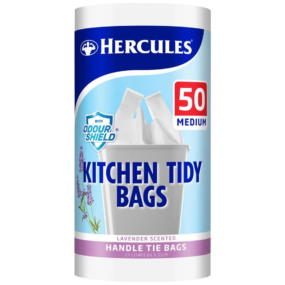 1 Hercules Kitchen Tidy Bags Medium 27L 50 Pack, 1 of 1