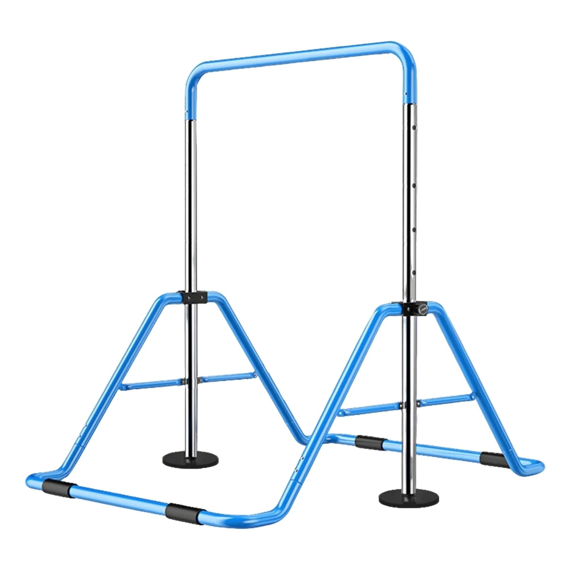1 Fitness Master Kids Gymnastics Bar Adjustable Foldable Horizontal Monkey Kip Bar Indoor Junior Training Equipment Home G, 1 of 7