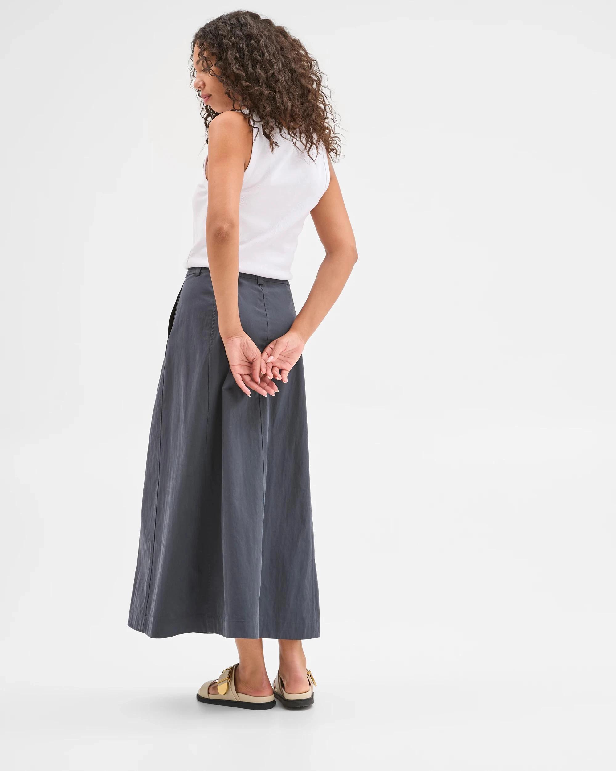 5 Target Australian Cotton Blend A-Line Maxi Skirt GRAPHITE, 5 of 6