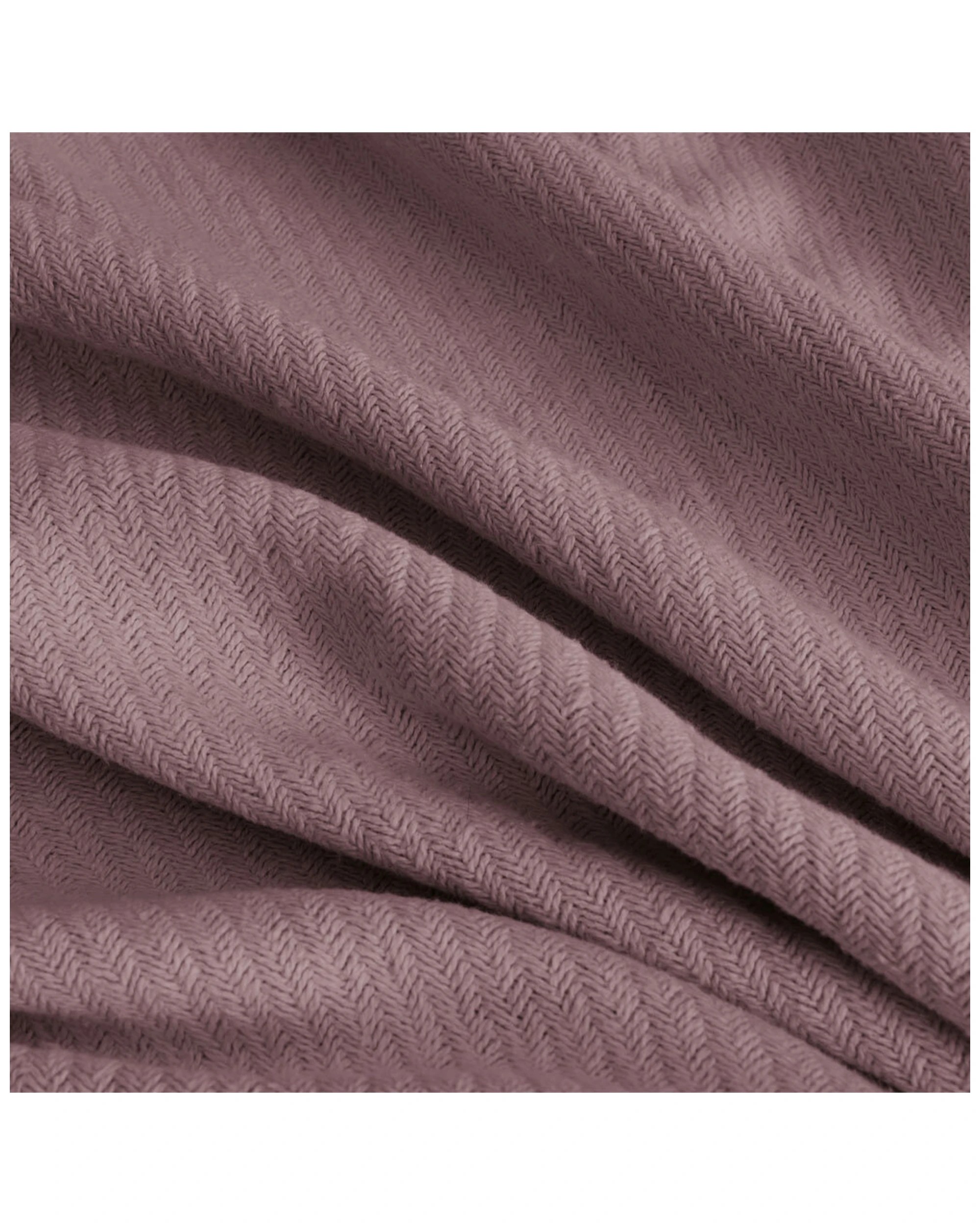2 Ardor Double Size Surry Cotton Blanket Home Bedding 240x230cm Hand Woven - Red, 2 of 3