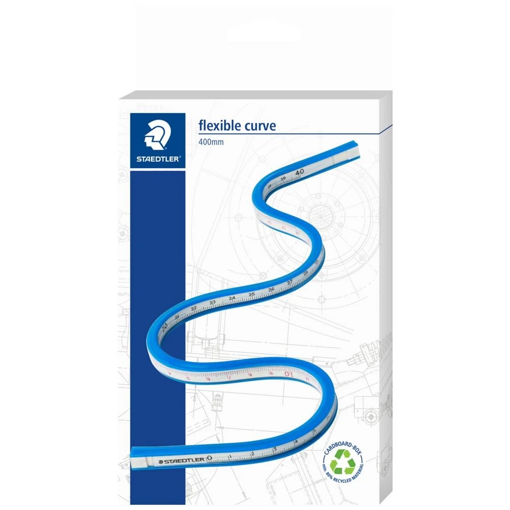 1 Staedtler 400mm Flexible Curve Ruler, 1 of 6