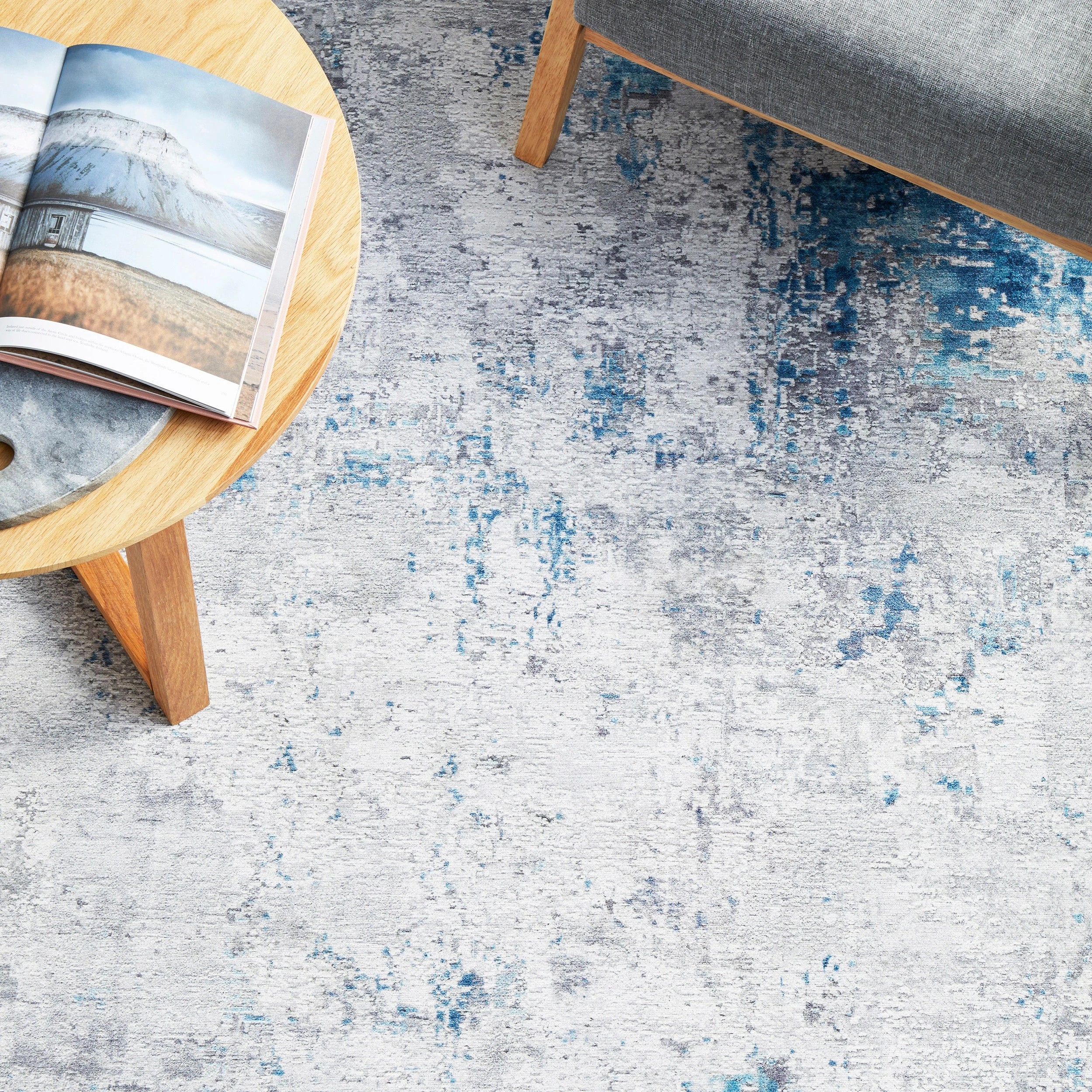 6 Common Ground Rugs Bazaar 132 280x190cm - Large Floor Rug - Blue, 6 of 9