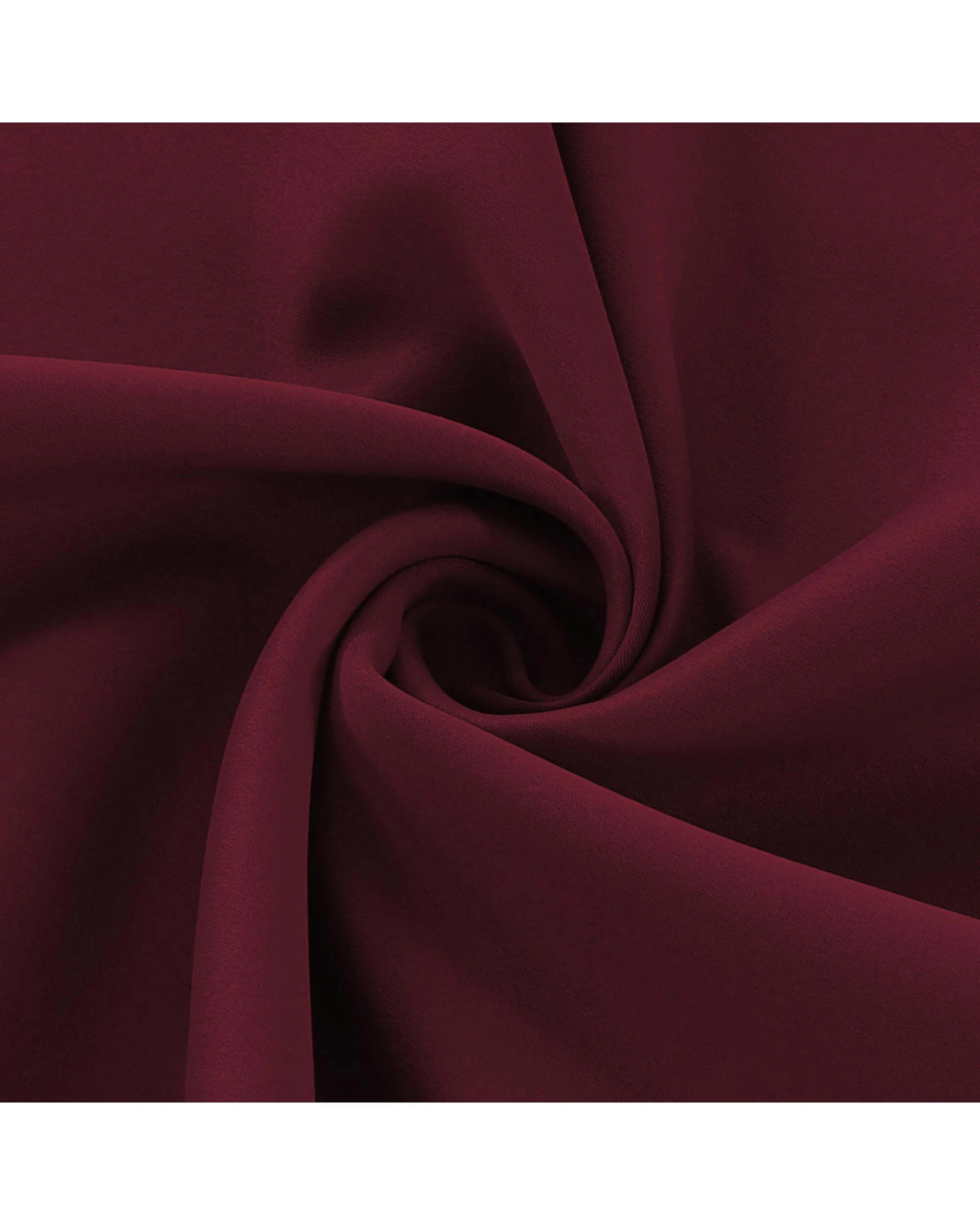 4 Smarcute Blockout Grommet Curtain with Black Liner Backing - 2X 132x213cm - Burgundy, 4 of 4