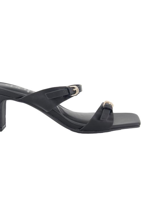 Two Strap Buckle Mules