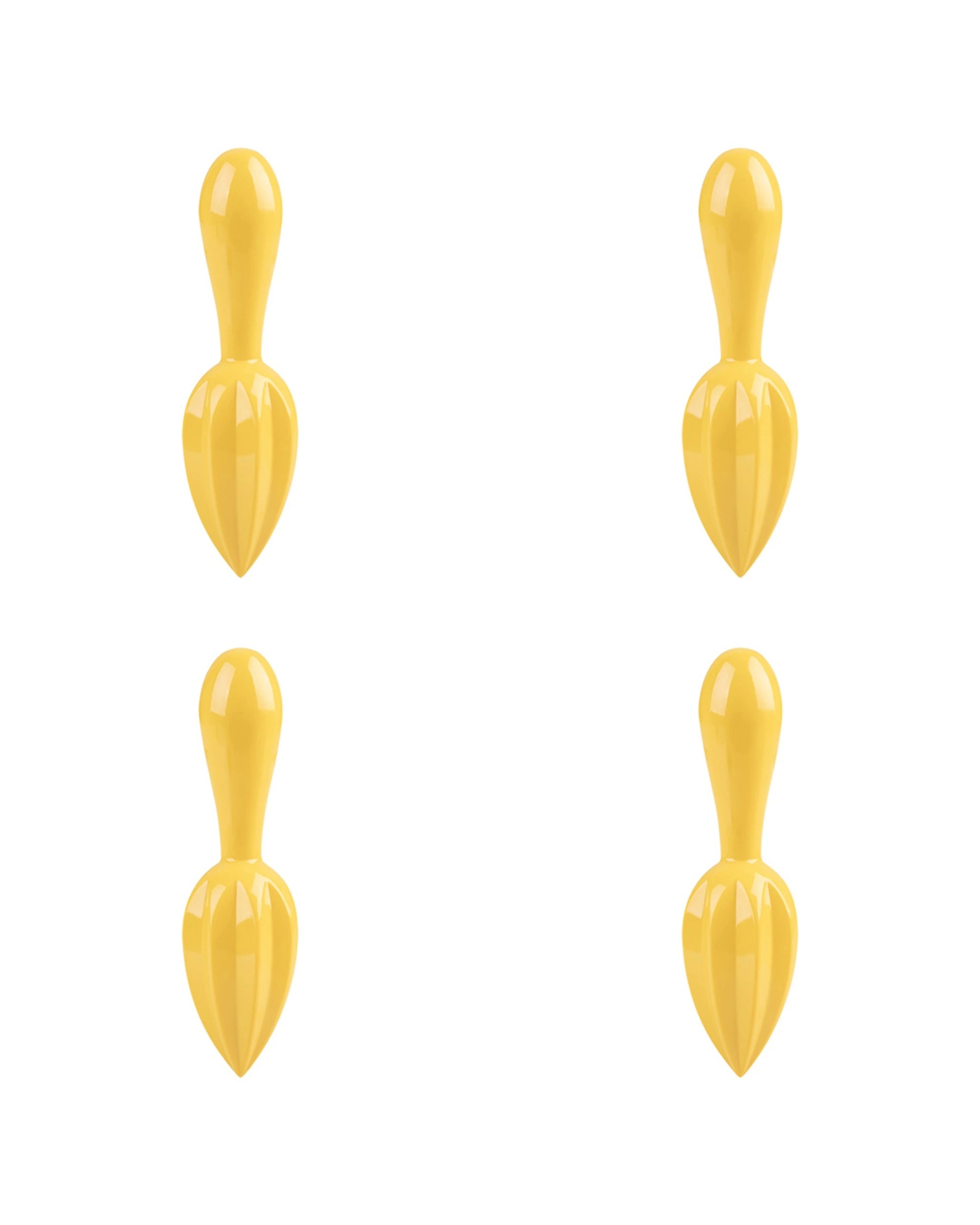 1 Appetito 4PK Appetito Melamine Citrus Reamer Home Kitchen Cooking - Yellow, 1 of 4