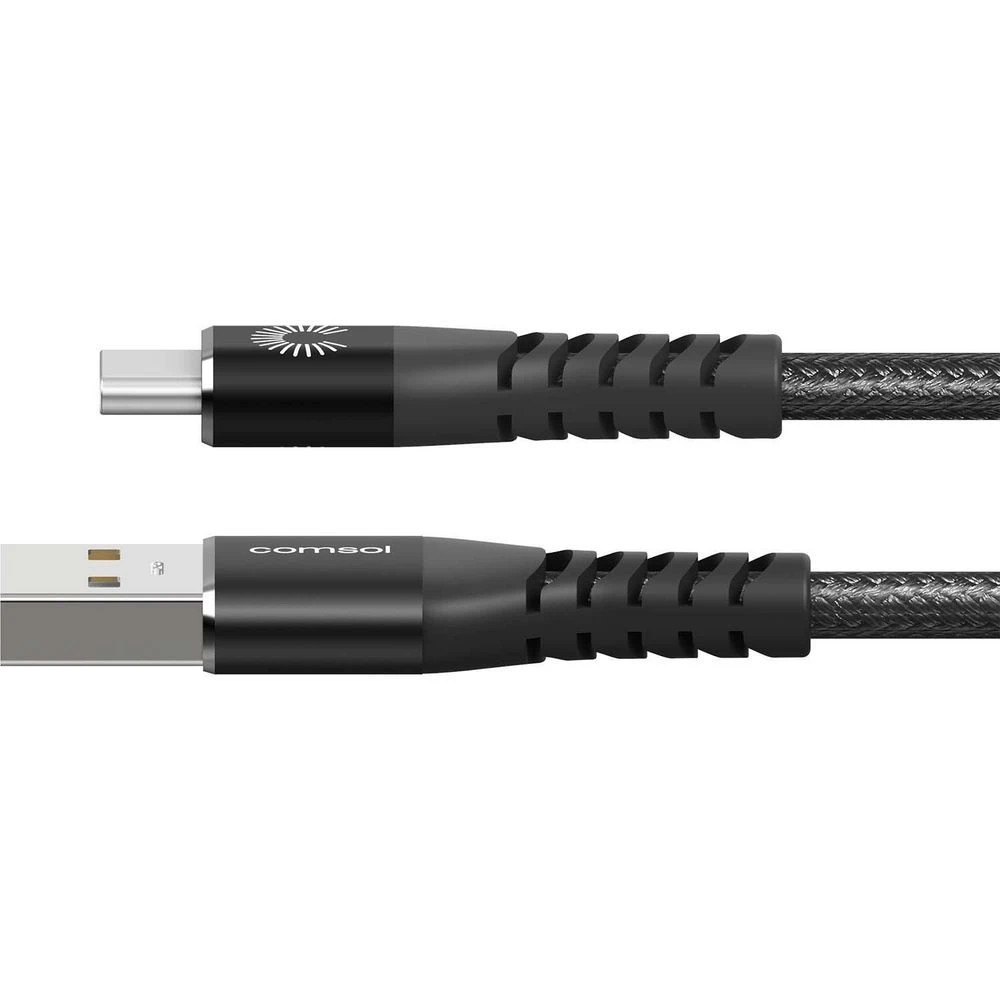 4 Comsol Kevlar USB-A to USB-C Cable 3m Black, 4 of 7