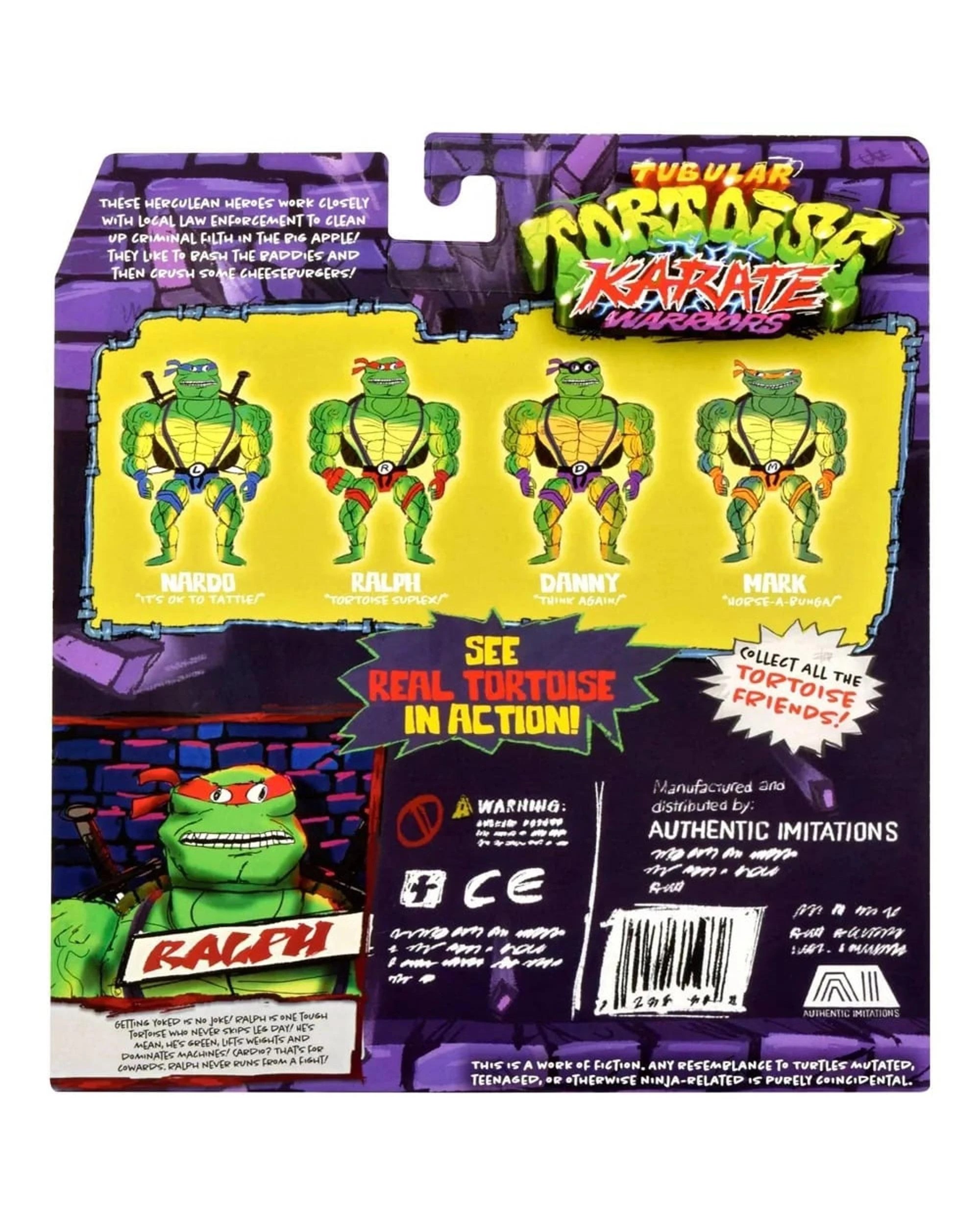 7 Teenage Mutant Ninja Turtles Mutant Mayhem Knockoff Knockout Raph and Ralph Action Figure 2 Pack, 7 of 7