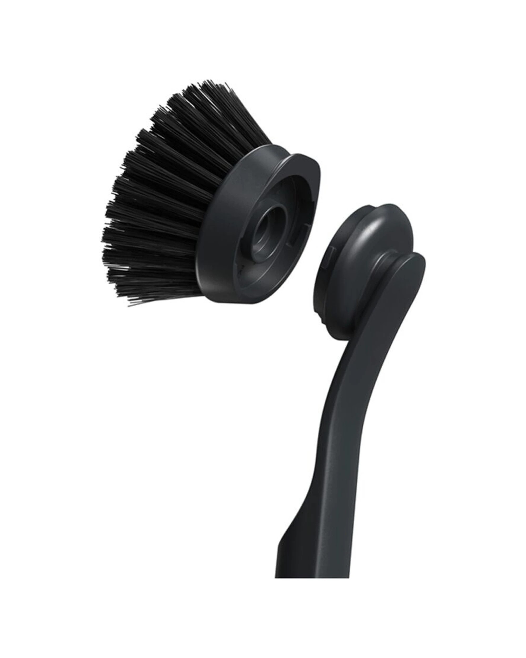 3 Joseph Joseph SinkTech Kitchen Dish Brush With 2 Heads Large Stand Graphite - Grey, 3 of 7