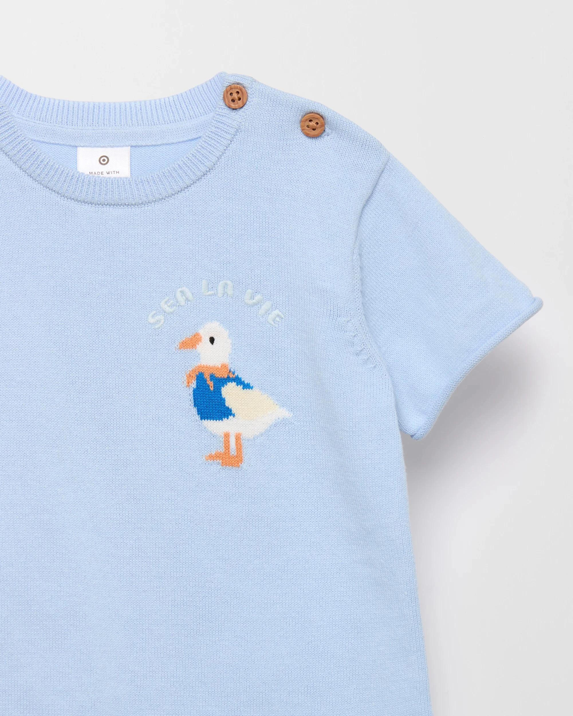 2 Target Baby Organic Cotton Baby Top and Short Set 2 Piece Set SAIL BOAT, 2 of 2