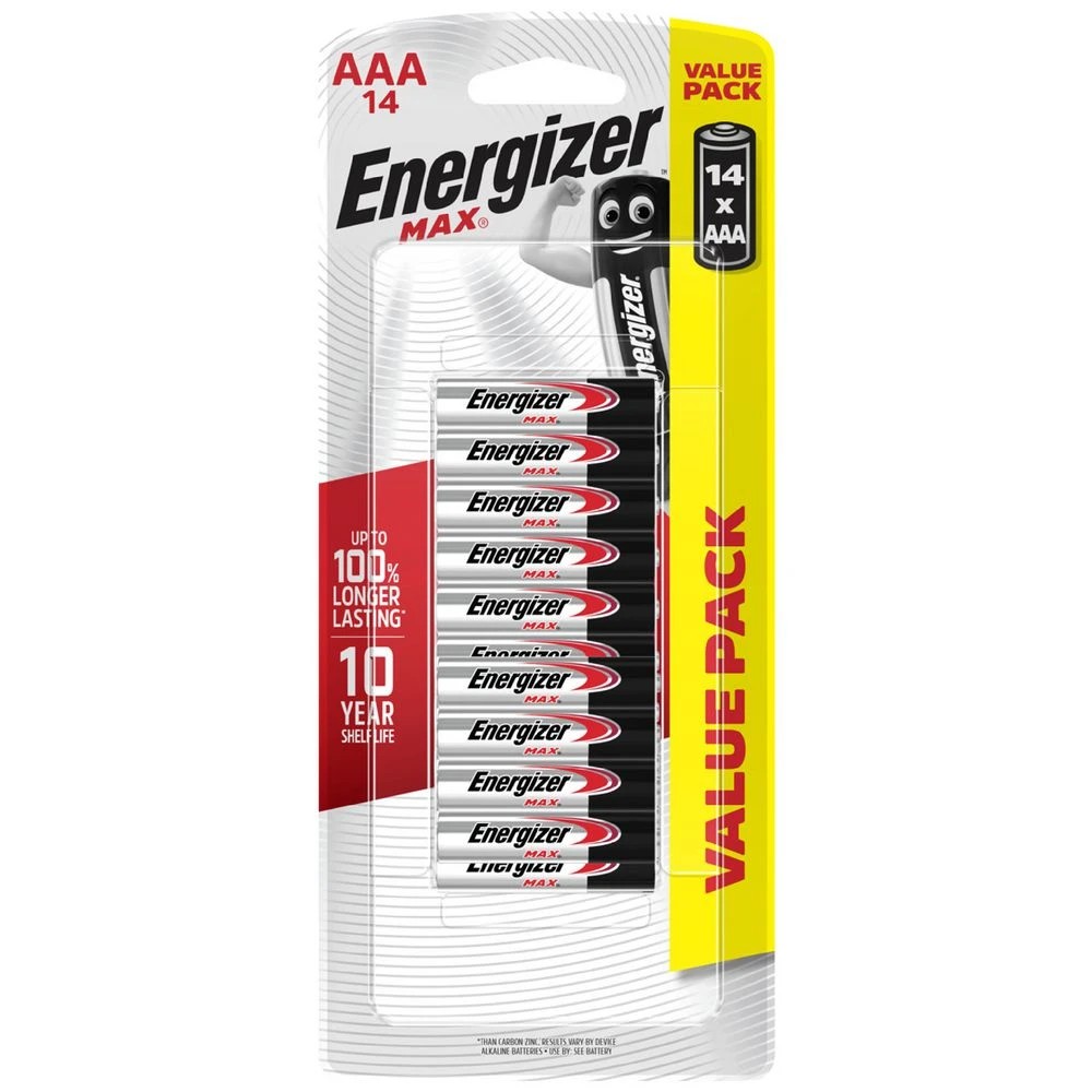 1 Energizer MAX AAA Alkaline Batteries 14 Pack, 1 of 9