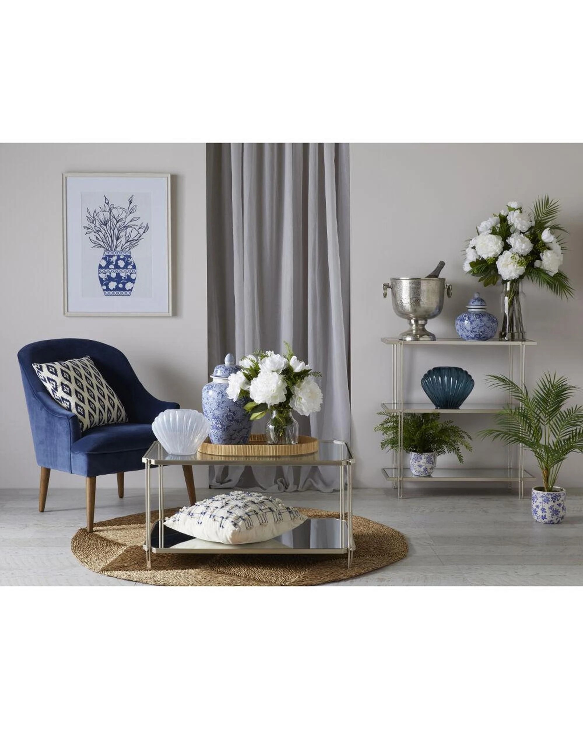 2 Society Home Ellison Beverage Cooler - Silver, 2 of 2