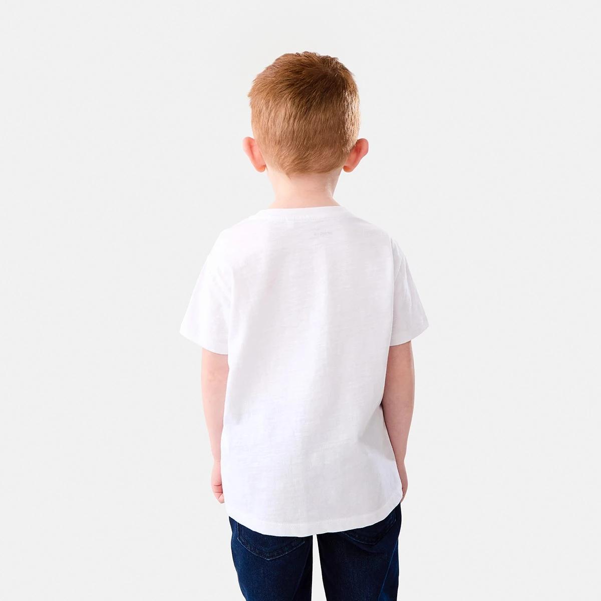 2 Plain Cotton T-shirt White, 2 of 8