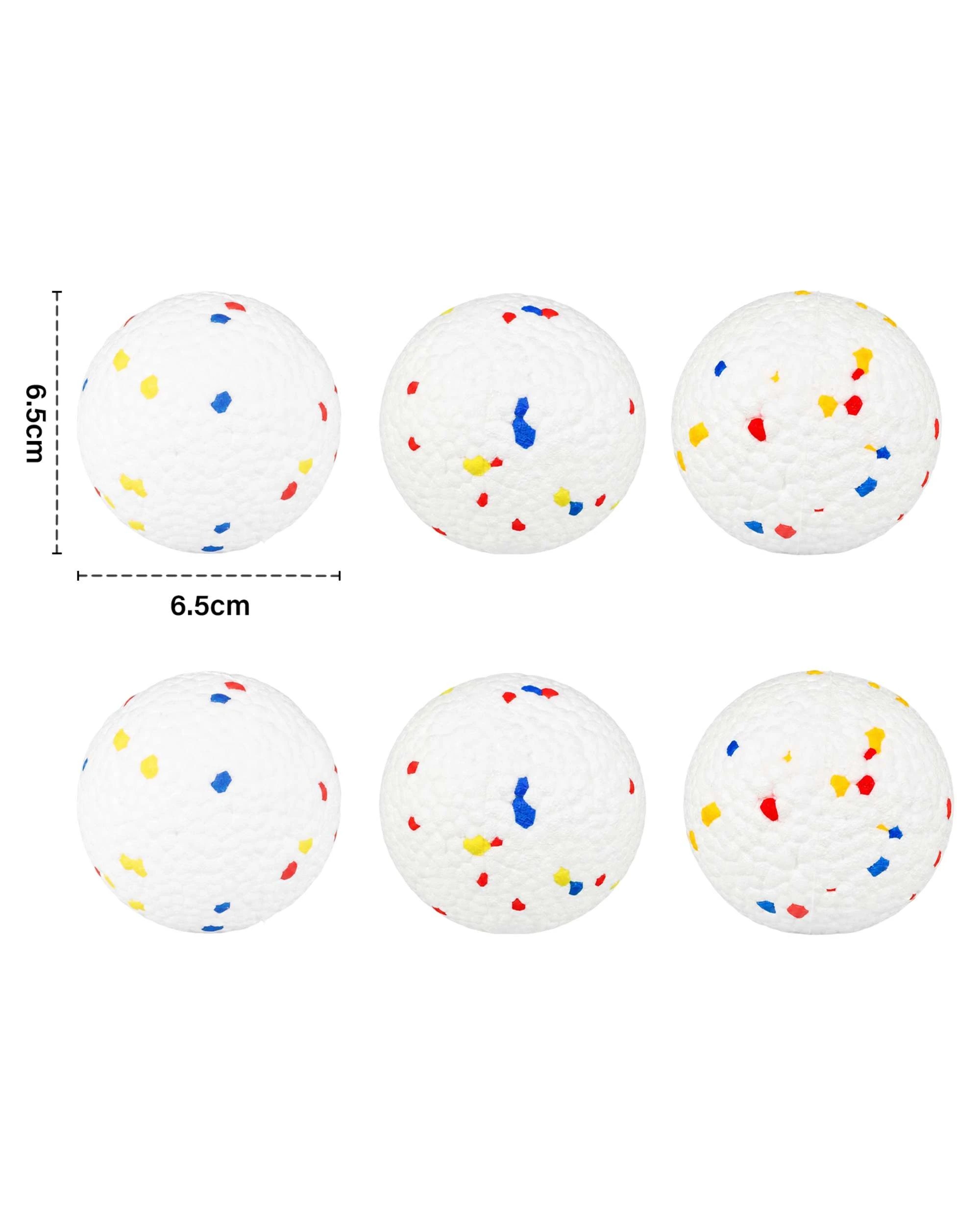 6 Advwin 6-Pack Pet Tennis Balls for Dog Ball Launcher ETPU Interactive Tennis Balls, 6 of 6