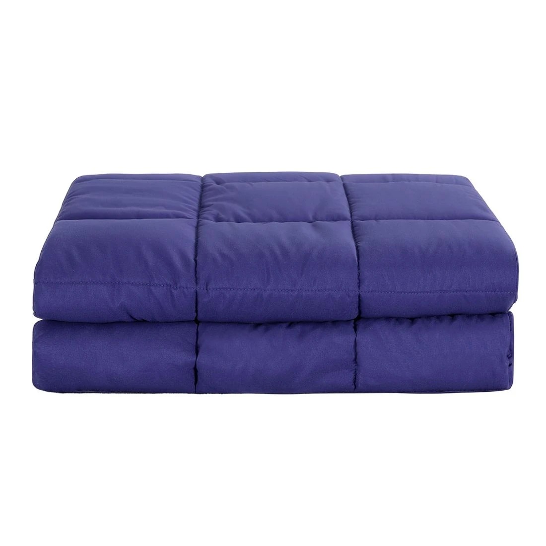 3 Giselle 6.8kg Adults Size Anti Anxiety Weighted Blanket Gravity Blankets Royal - Blue, 3 of 9