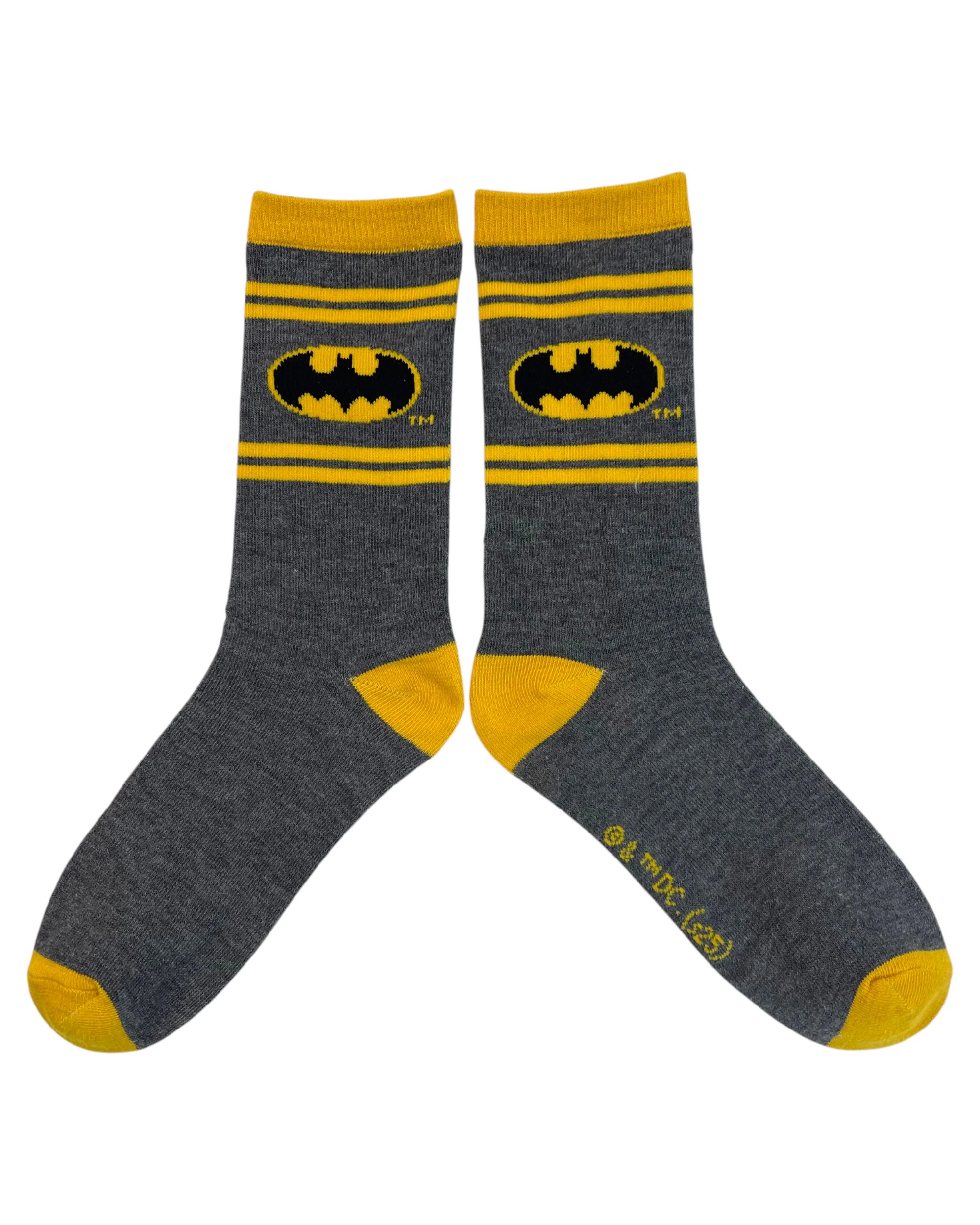 1 Warner Bros Batman Crew Kids Sock 4 Pack Asst. Size - 13-3, 1 of 4