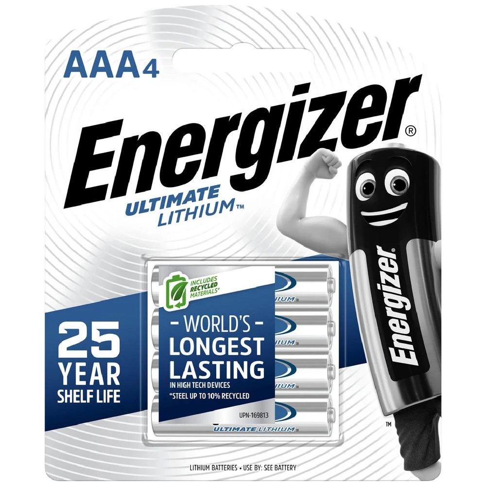 1 Energizer Ultimate Lithium AAA Batteries 4 Pack, 1 of 10
