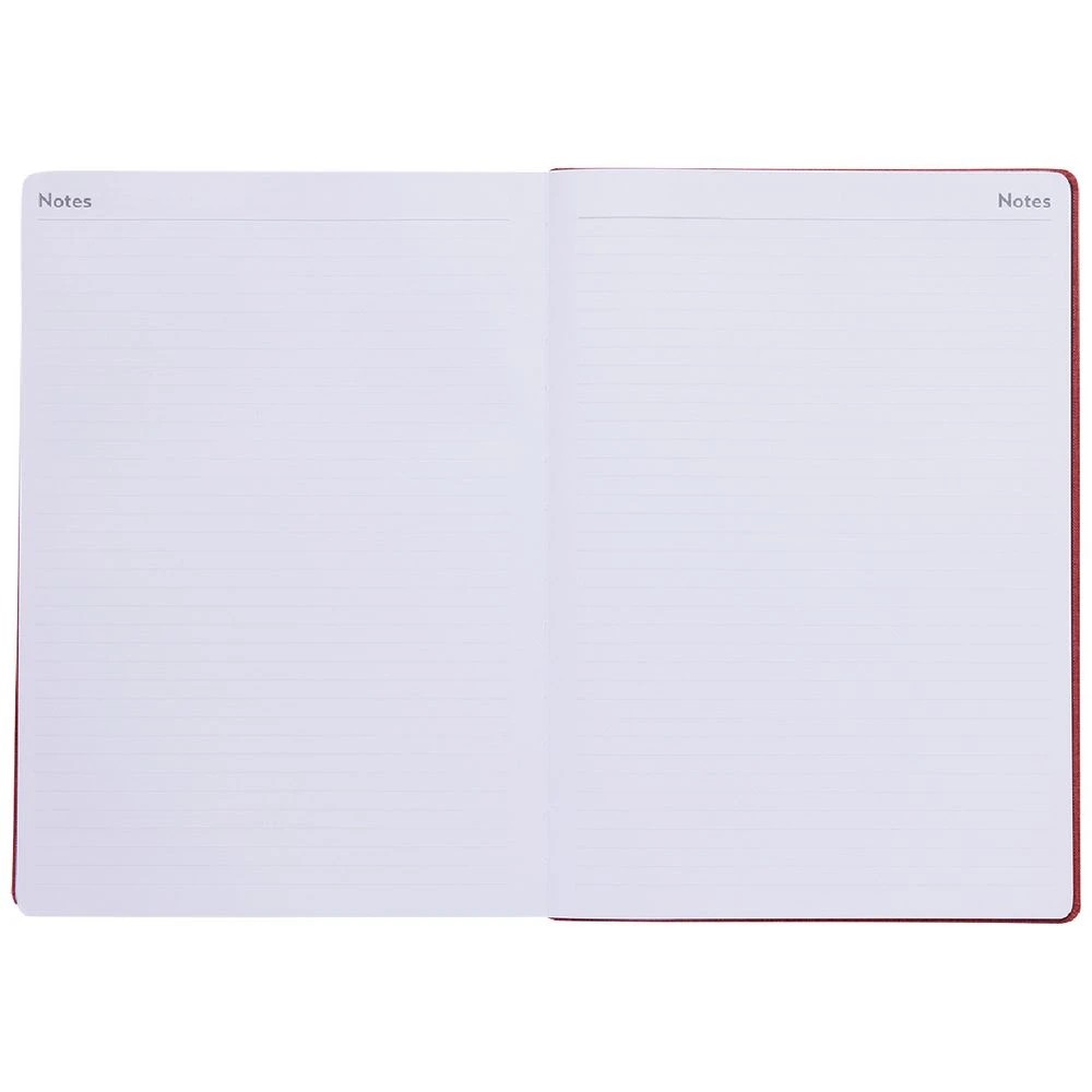 5 Otto A4 Recycled Day to Page Undated Diary Red, 5 of 6