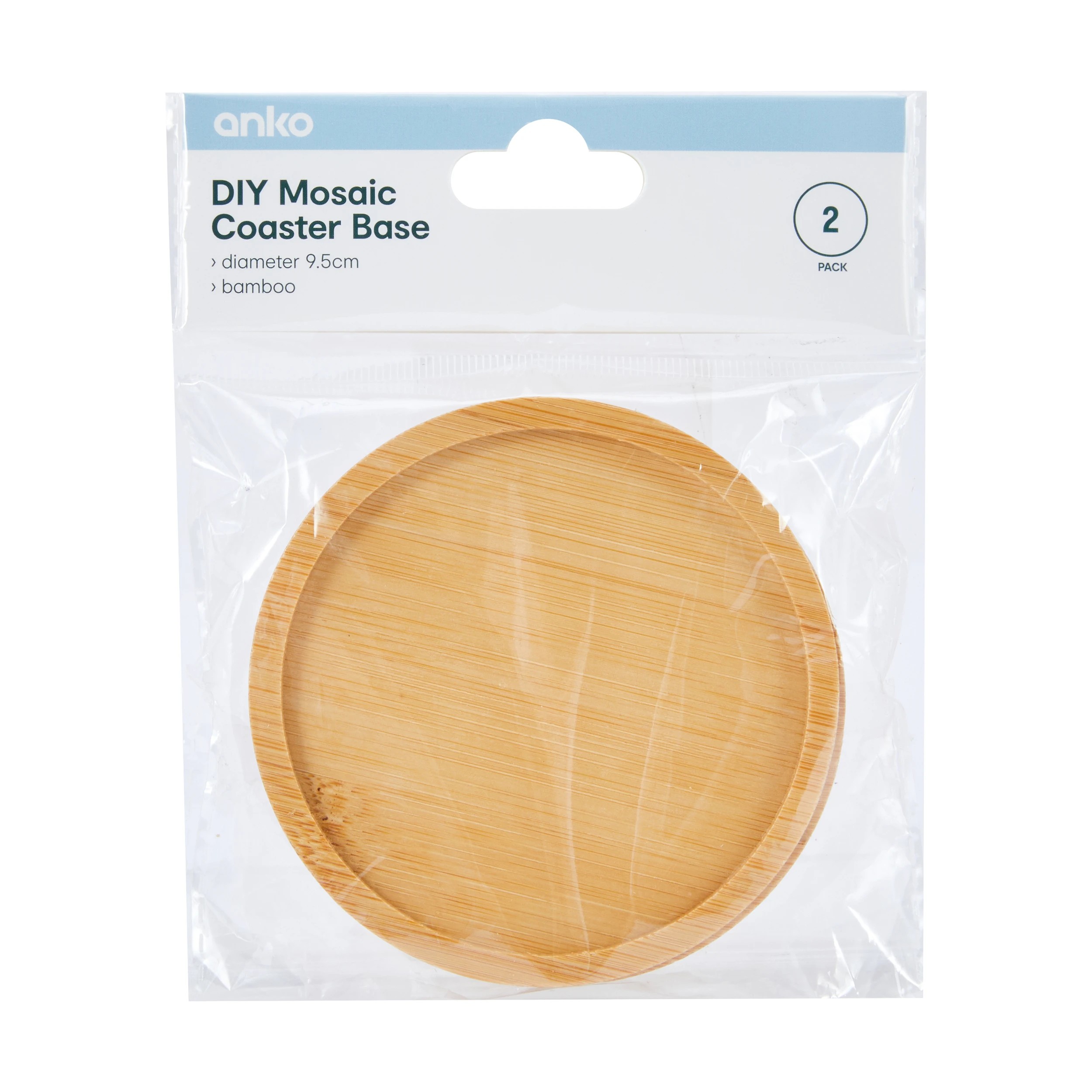 3 2 Pack DIY Mosaic Coaster Base, 3 of 3