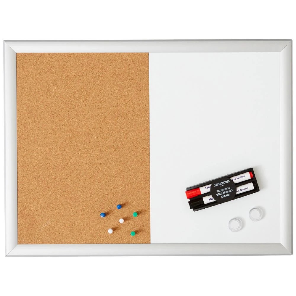 1 J.Burrows Aluminium Frame Combination Board 600 x 450mm, 1 of 3