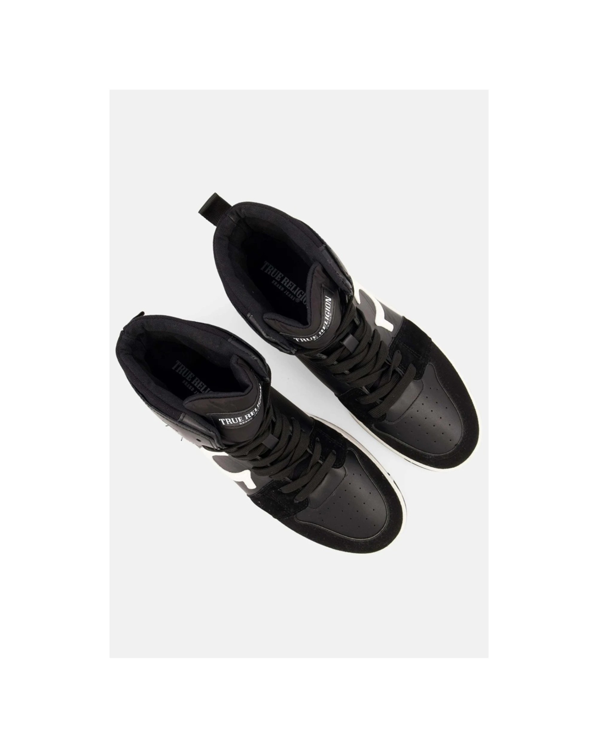 2 True Religion Mateo Casual Sneakers Synthetic Leather Shoes - 9.5 - Black, 2 of 4