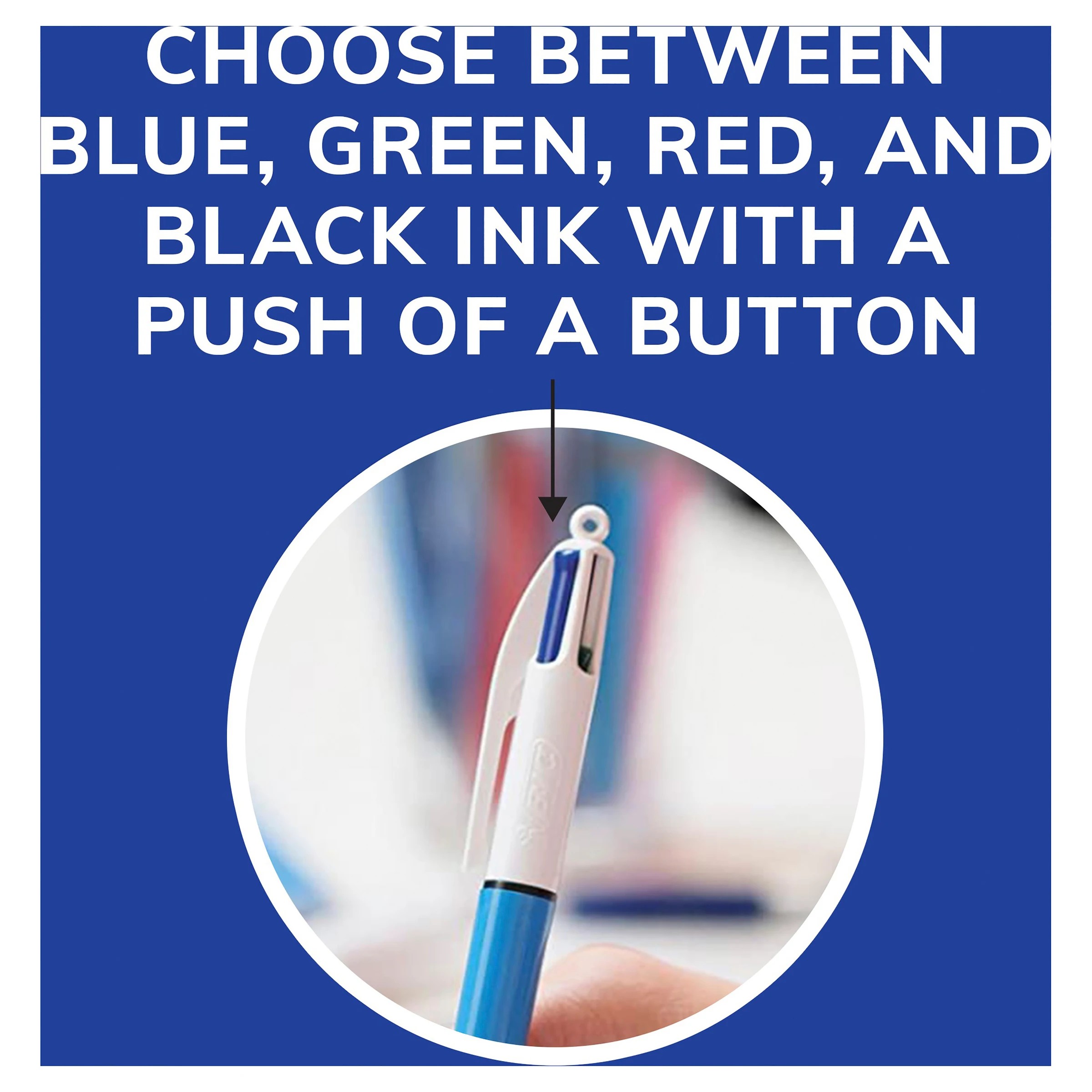 6 3 Pack BIC 4 Colours Original Ballpoint Pens, 6 of 10