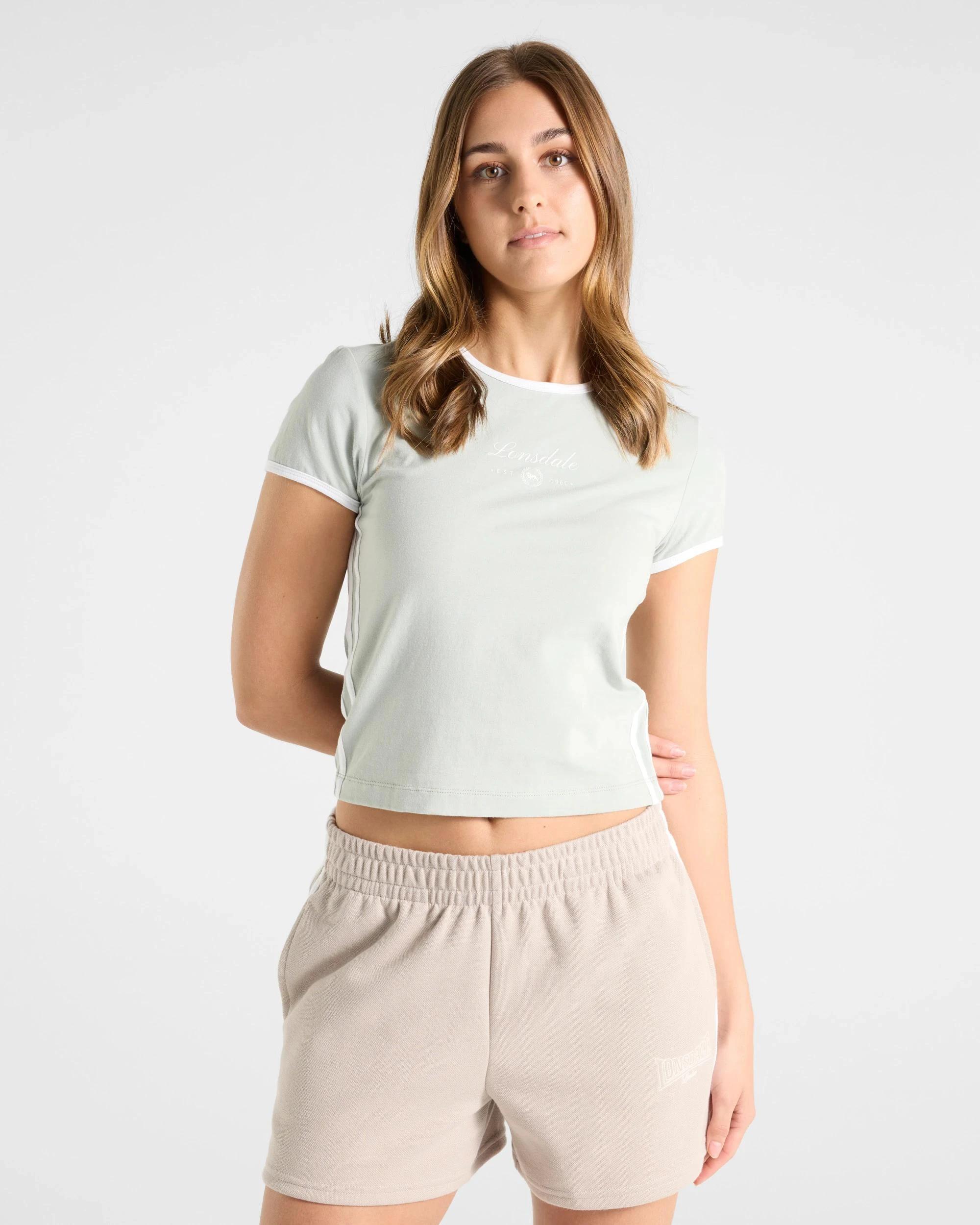 1 Crest T-Shirt - Lonsdale London SAGE, 1 of 4