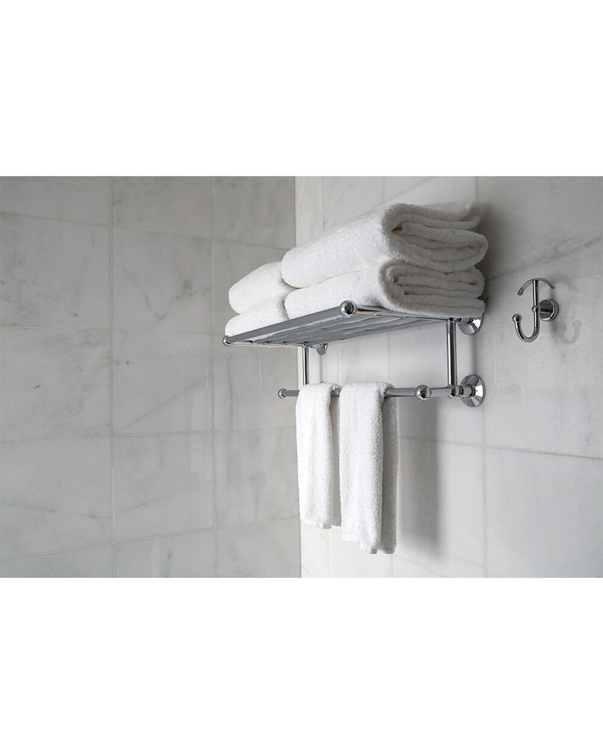 3 Jason Commercial J-Dry Luxe Bath Towel Large 76x150cm 4PK 600GSM - White, 3 of 5