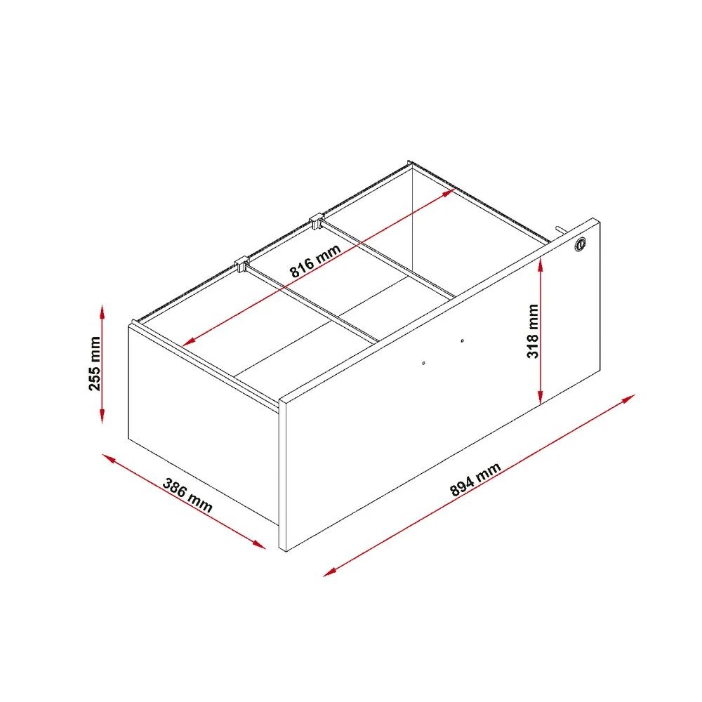 5 Ashton 2 Drawer Semi Assembled Lateral Filing Cabinet Cabinets Filing Drawer Cabinets, 5 of 6