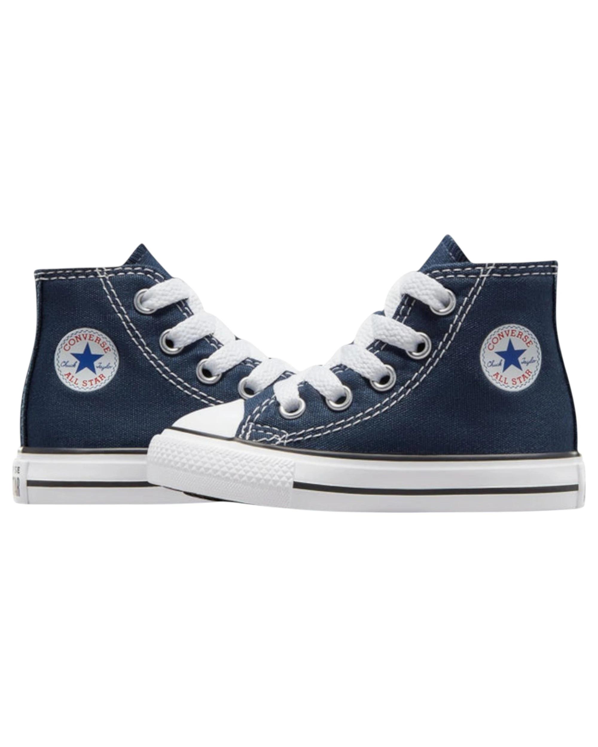 7 Converse Unisex Toddler Chuck Taylor All Star High Top Casual Shoes NAVY, 7 of 7