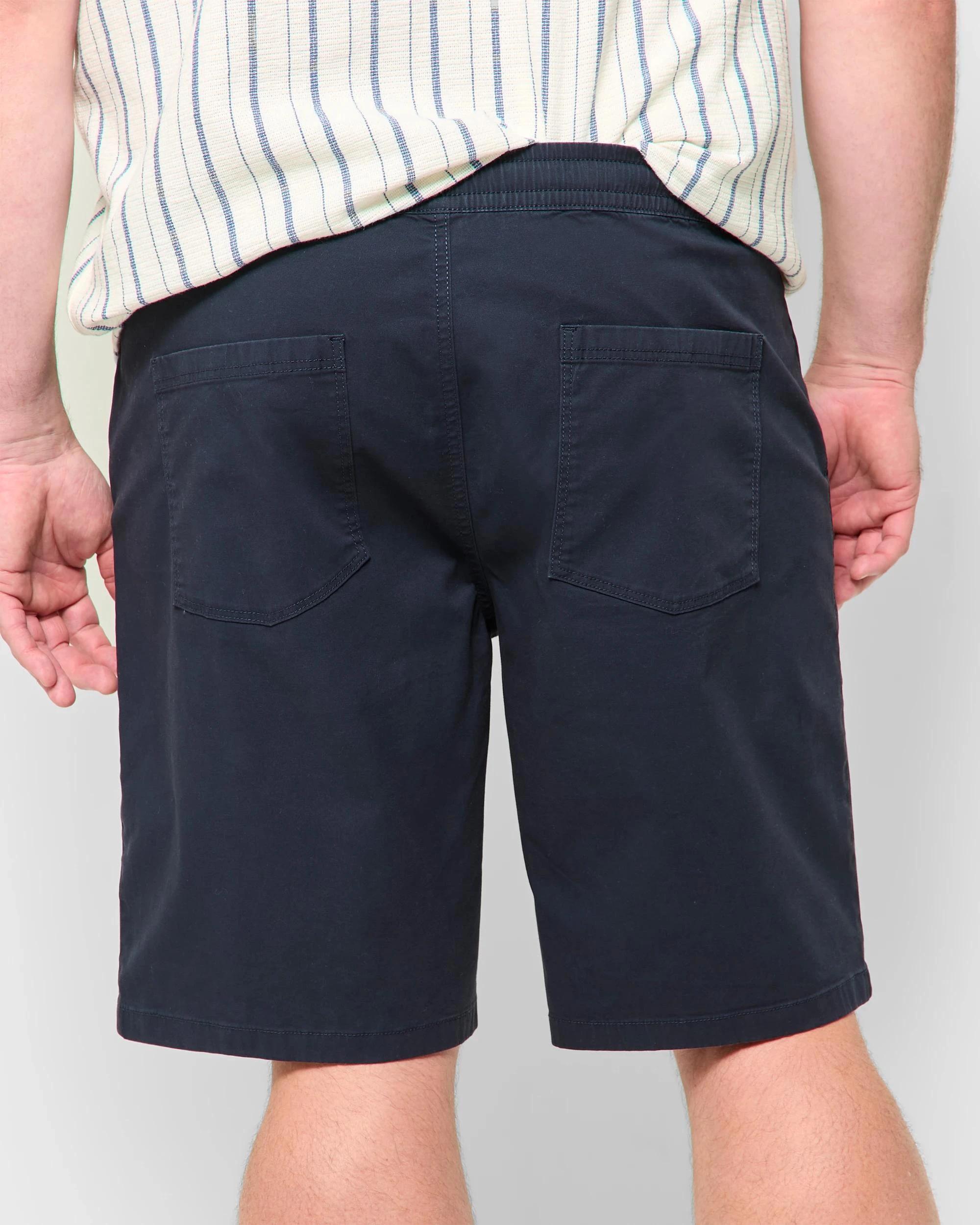 4 Target Man Plus Plus Size Australian Cotton Byron Shorts NAVY, 4 of 5