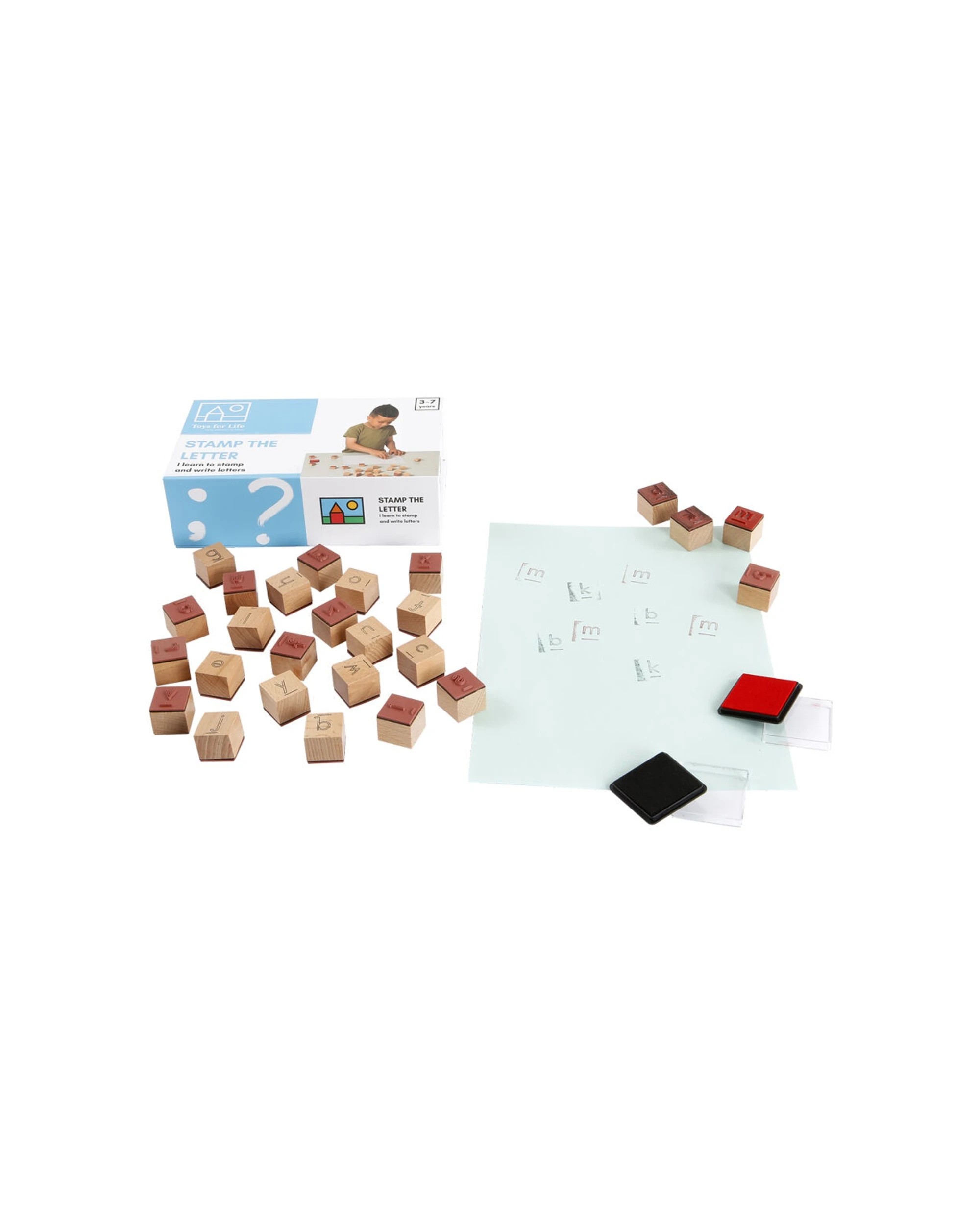 1 TFL Stamp The Letter Word Formation Educational Toy Letter Stamp Set Complete - Multi, 1 of 3