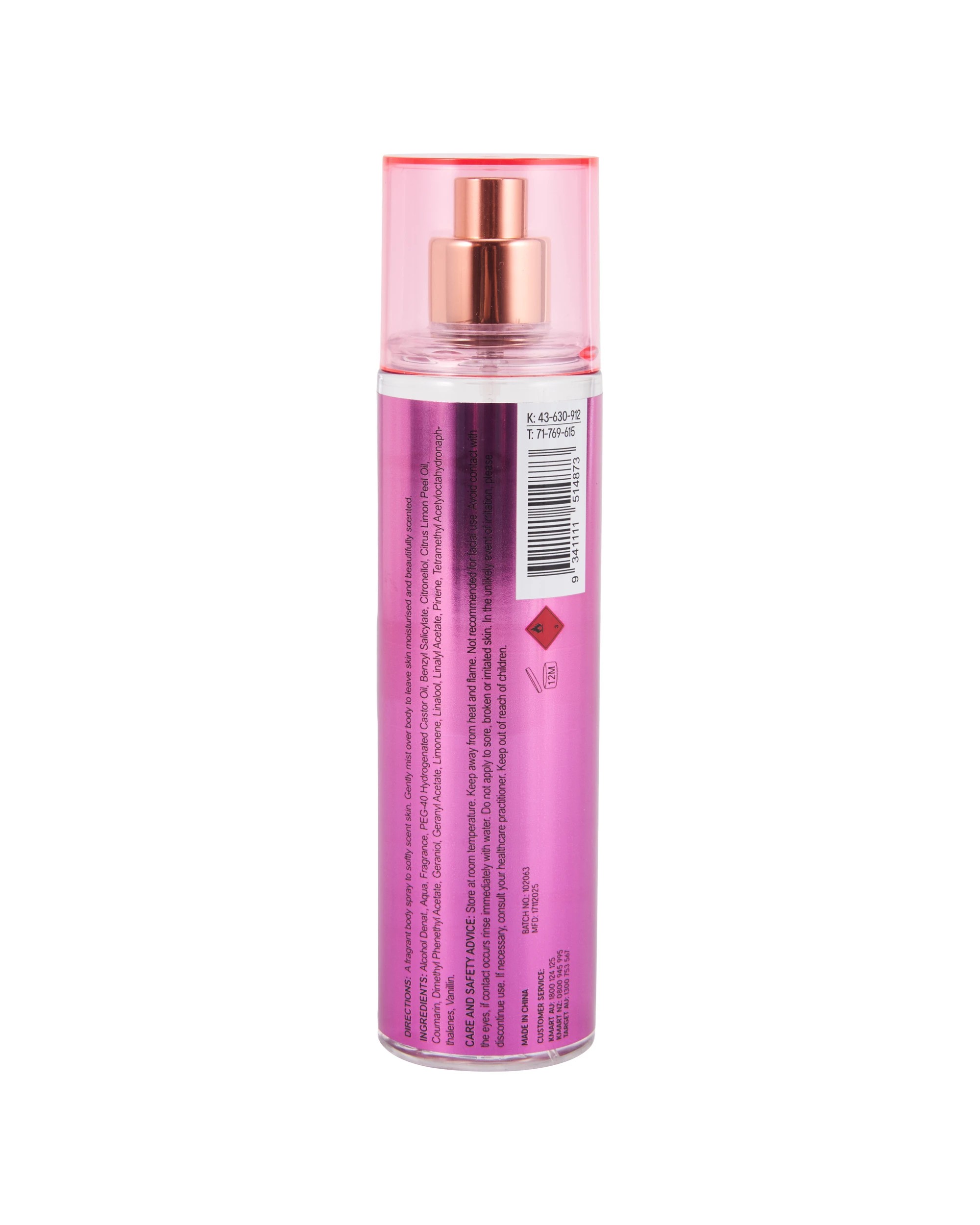4 OXX Fragrance Loveburst Enticing Body Mist 150ml - Cassis, Mandarin and Vanilla, 4 of 4